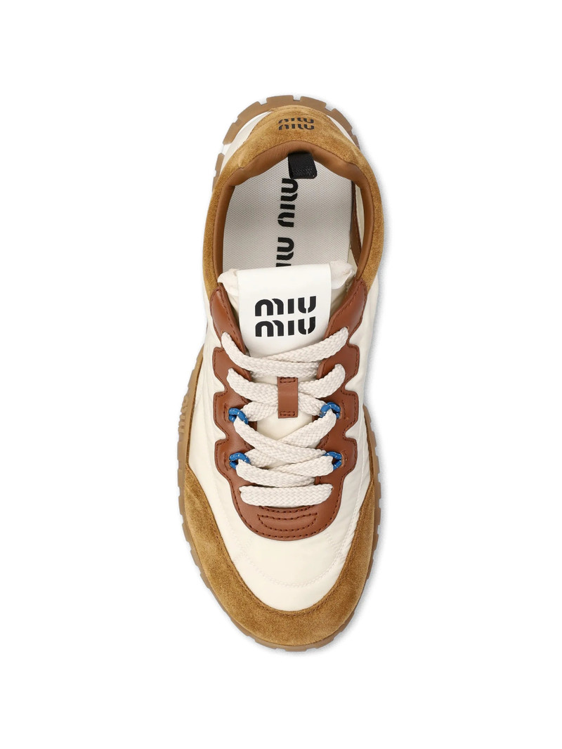 Miu Miu Miu Miu Tyre Panelled Sneakers outlook
