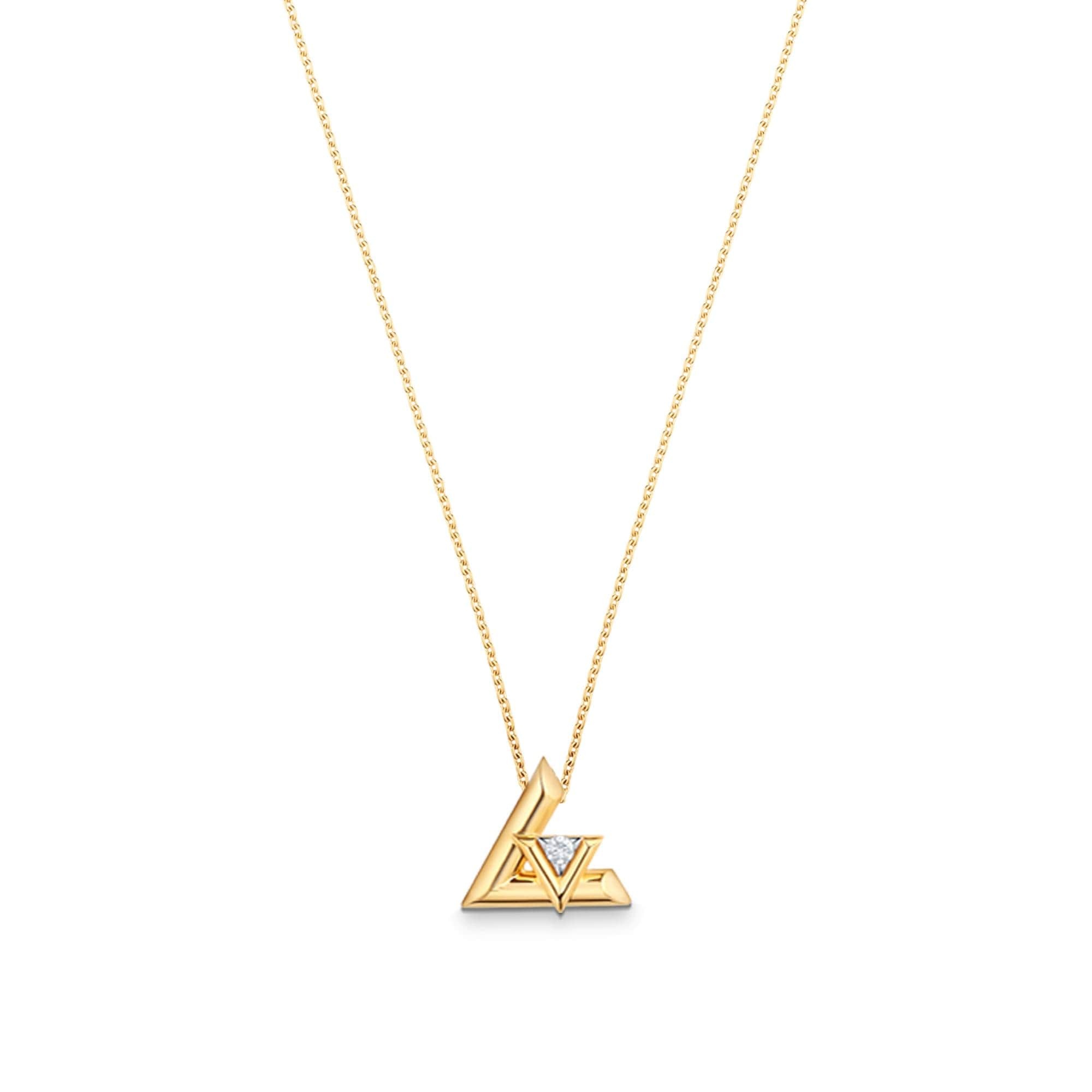 Women's Louis Vuitton LV Idylle Blossom Large Gold Pendant
