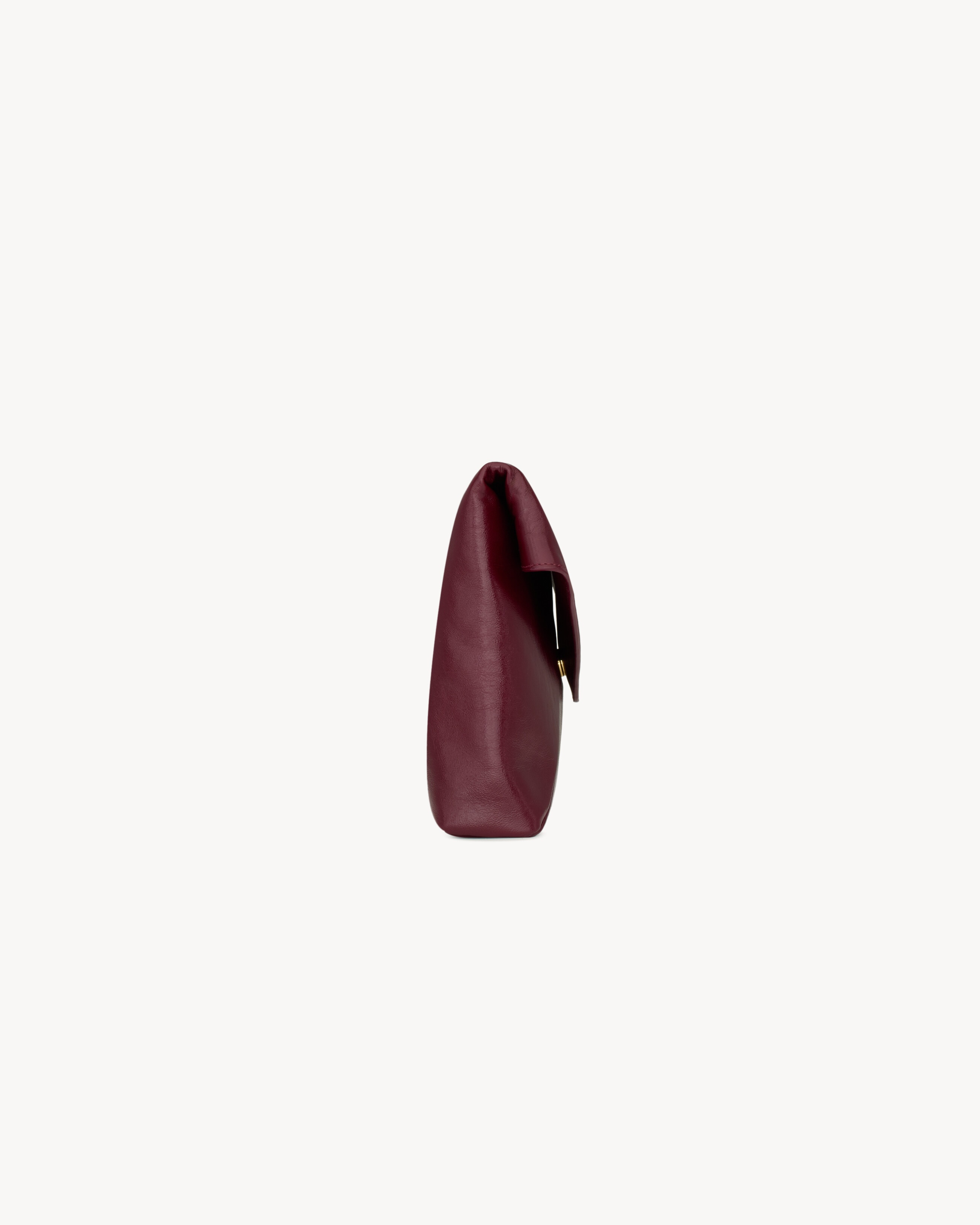 CASSANDRE LARGE ENVELOPE POUCH IN SHINY LEATHER - 3