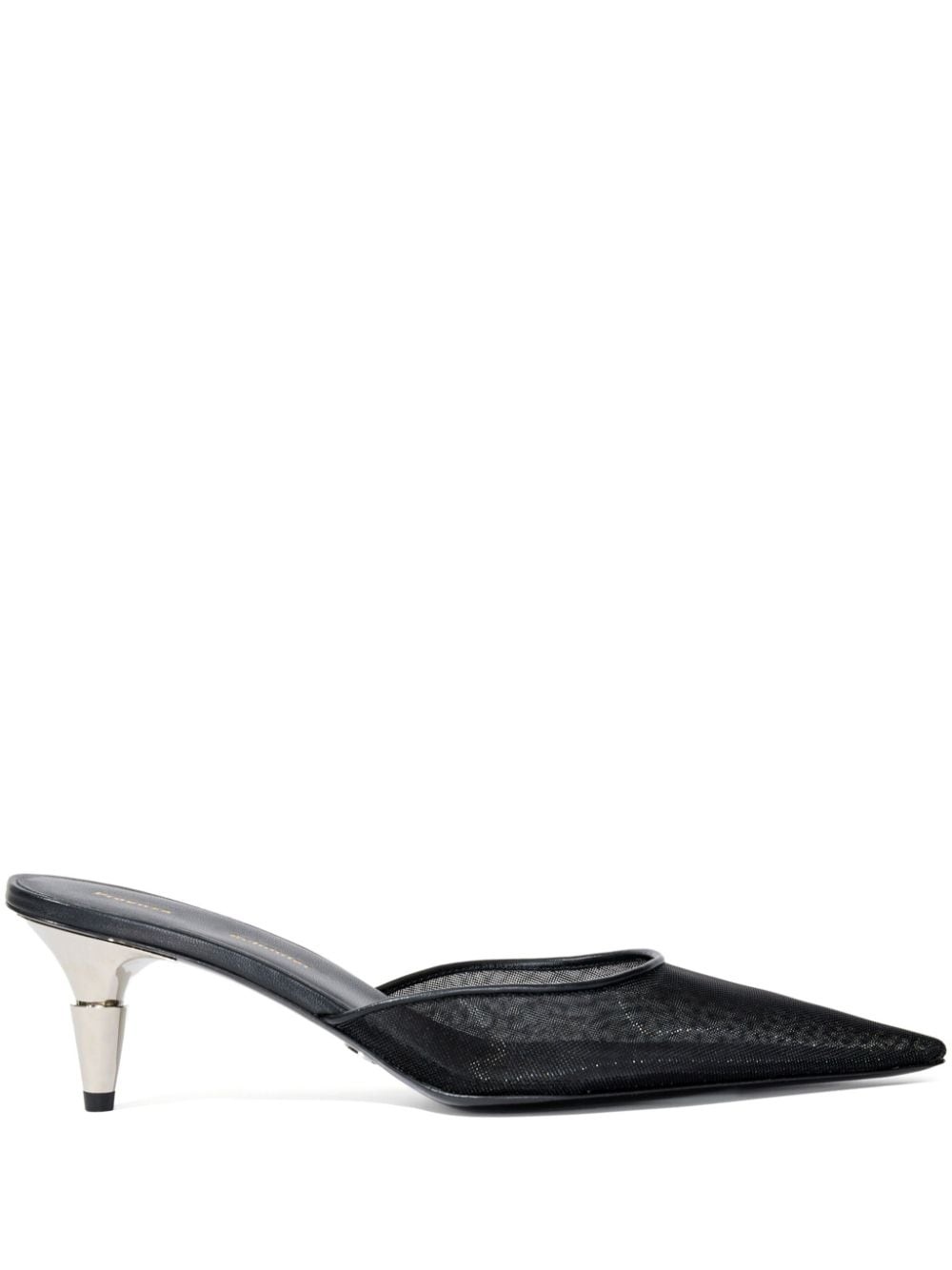 Spike 60mm leather mules - 1