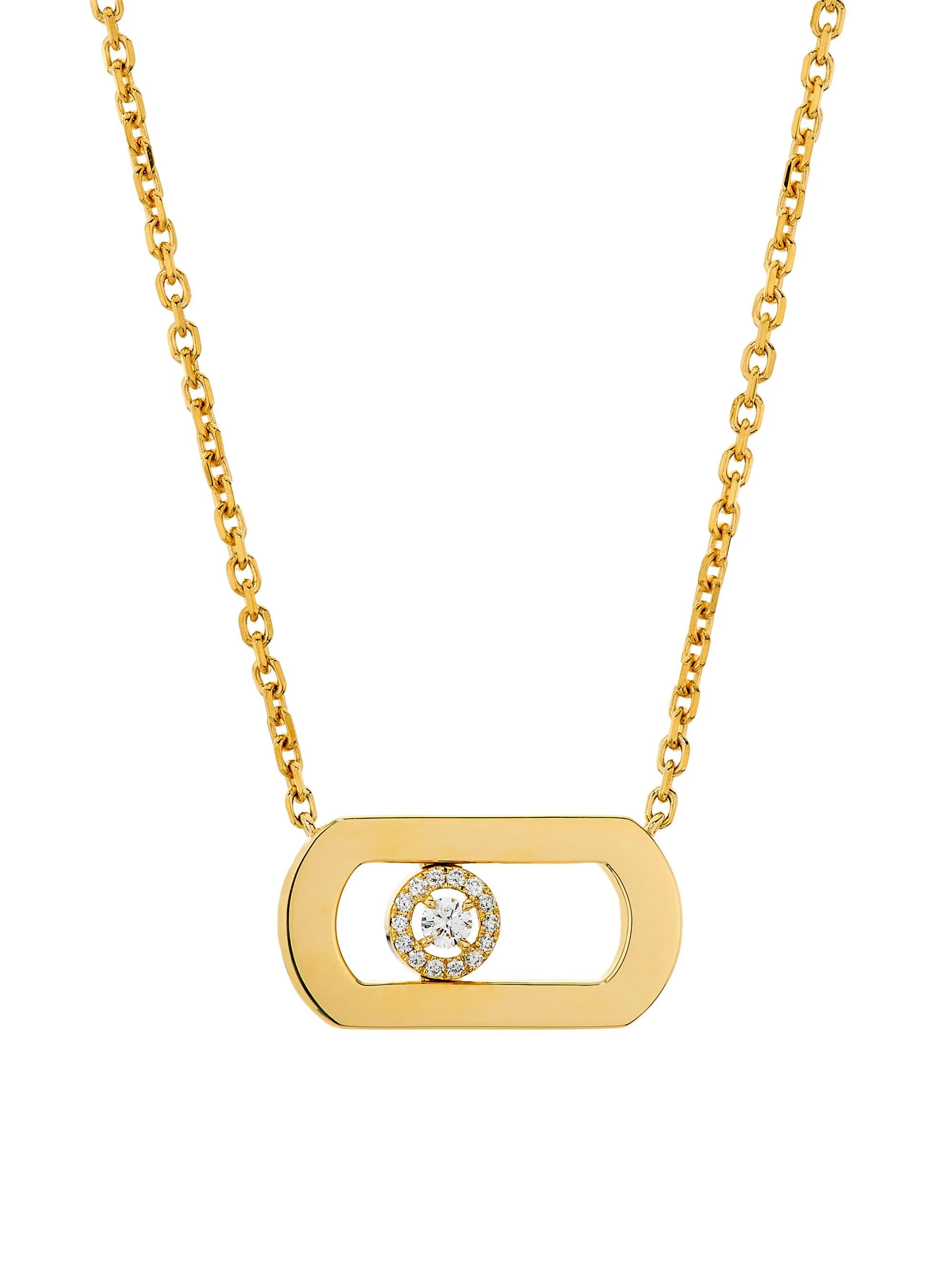Women's Move Citizen 18K Yellow Gold & 0.12 TCW Diamond Pendant Necklace - Yellow Gold - 1