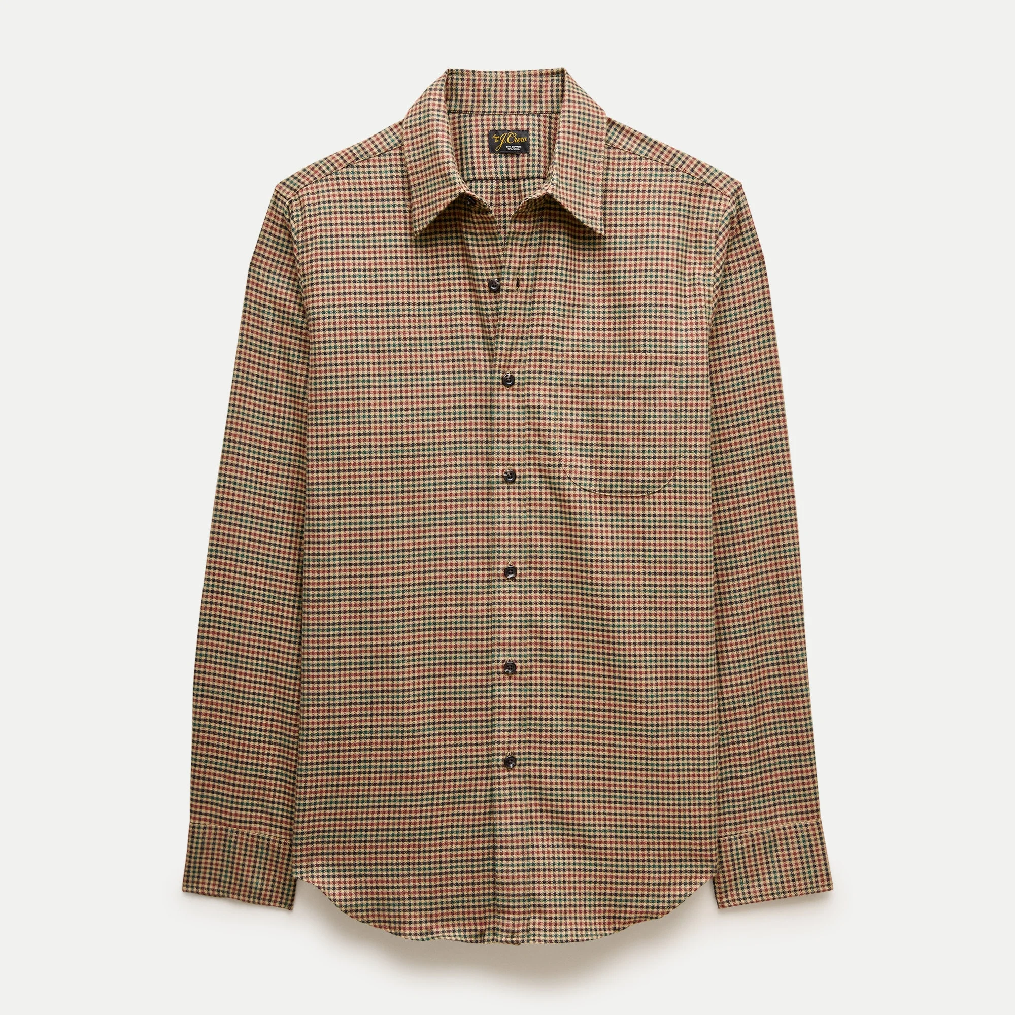 Madison cotton-blend twill shirt - 1