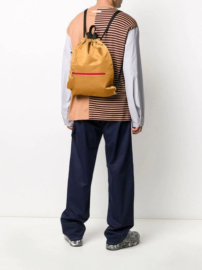 Marni two-tone drawstring backpack outlook