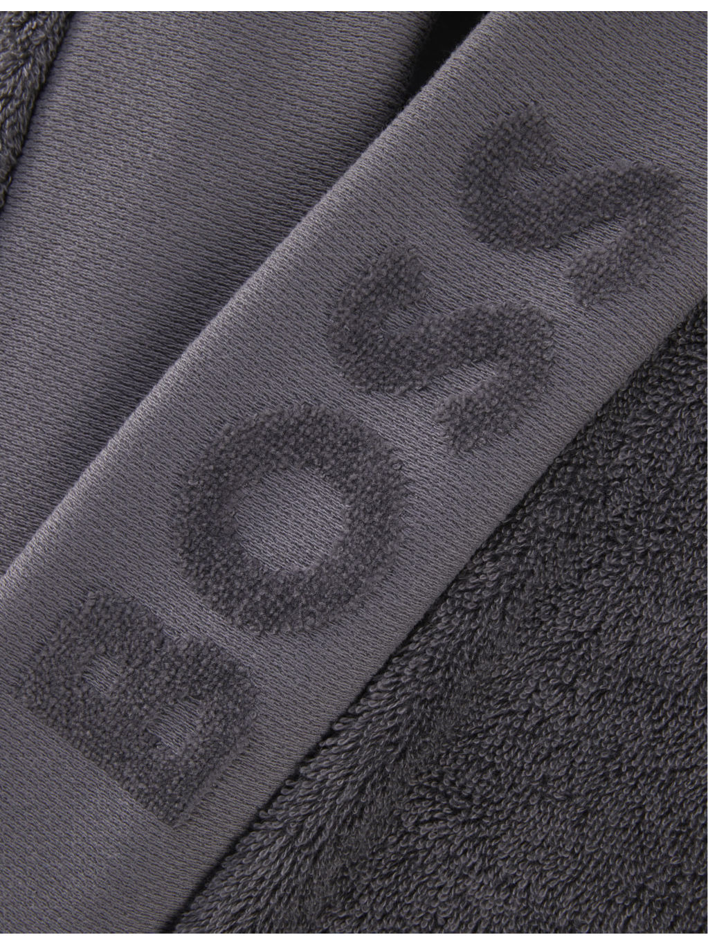 Logo-embroidered kimono terry cotton dressing gown - 2
