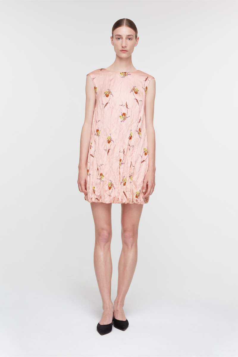 EMILIA WICKSTEAD Meave Dress in Pink Satin outlook