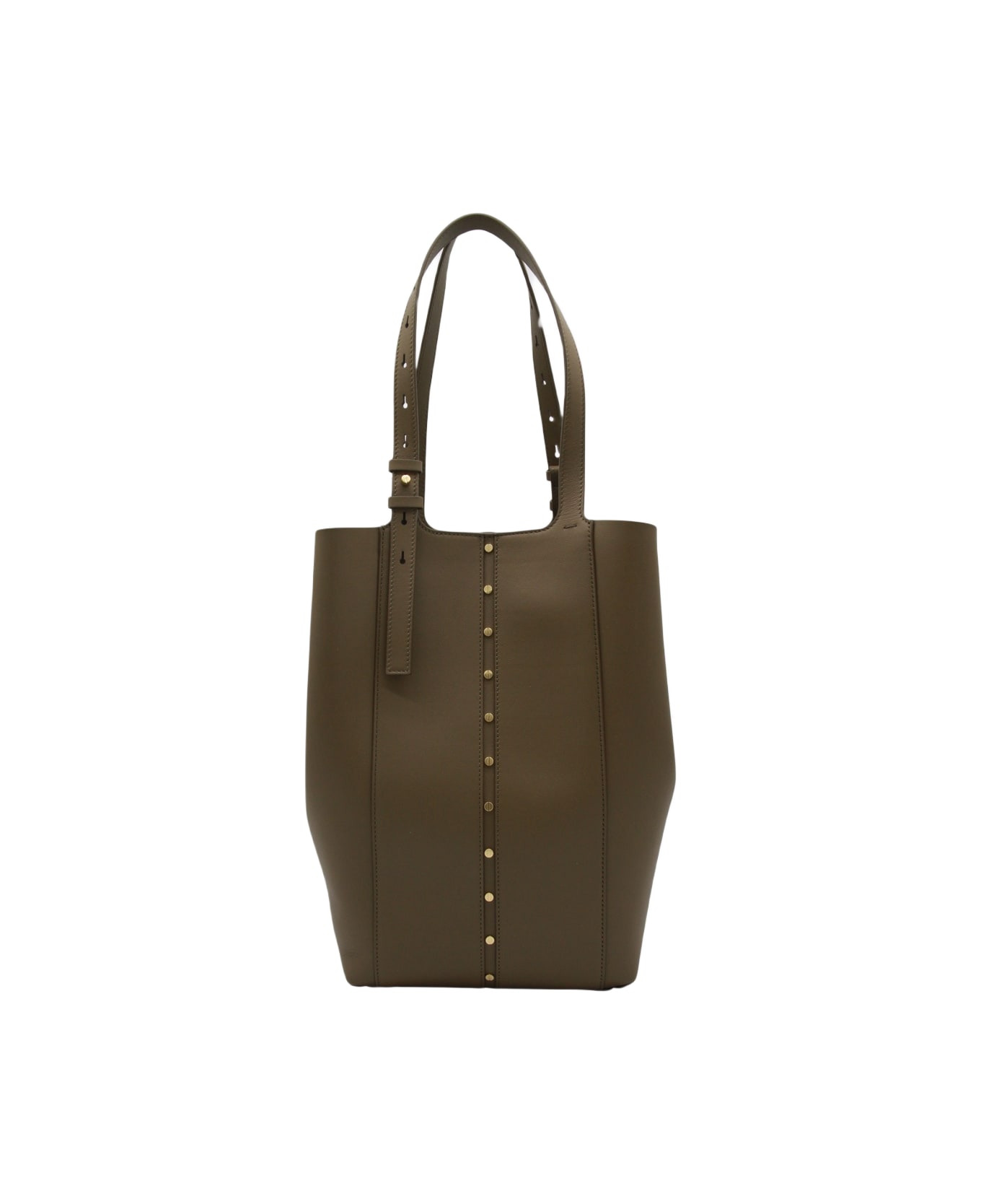 Brown Leather Totes - 1