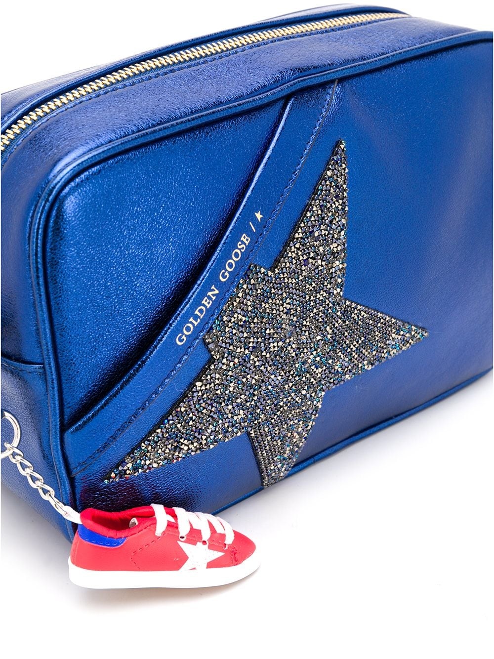 metallic glitter crossbody bag - 4