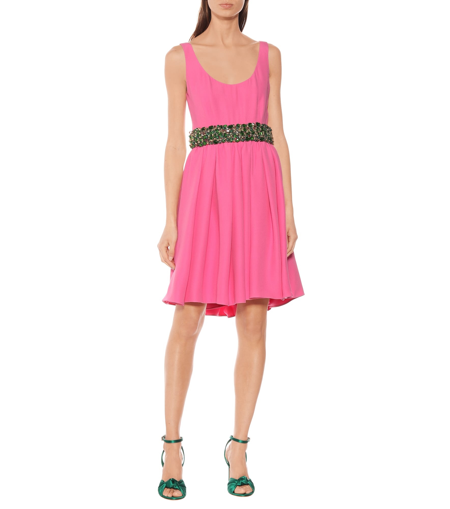 Embellished crêpe minidress - 2