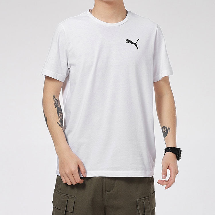 PUMA Essentials Logo Tee 'White' 584369-02 - 3