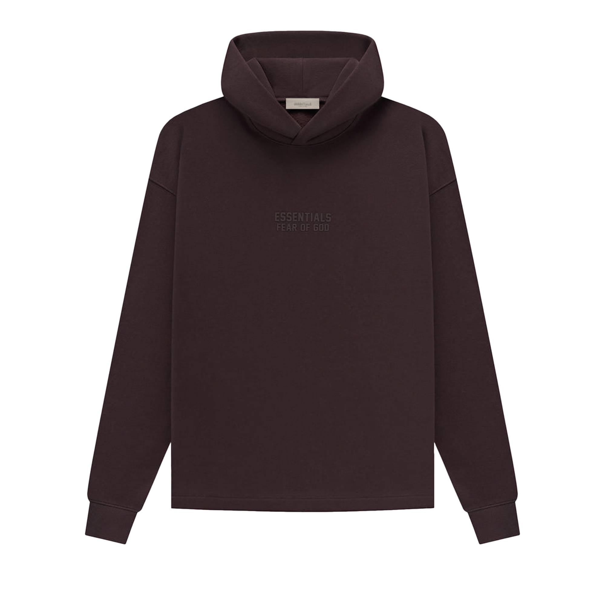 Fear of God Essentials Relaxed Hoodie 'Plum' - 1