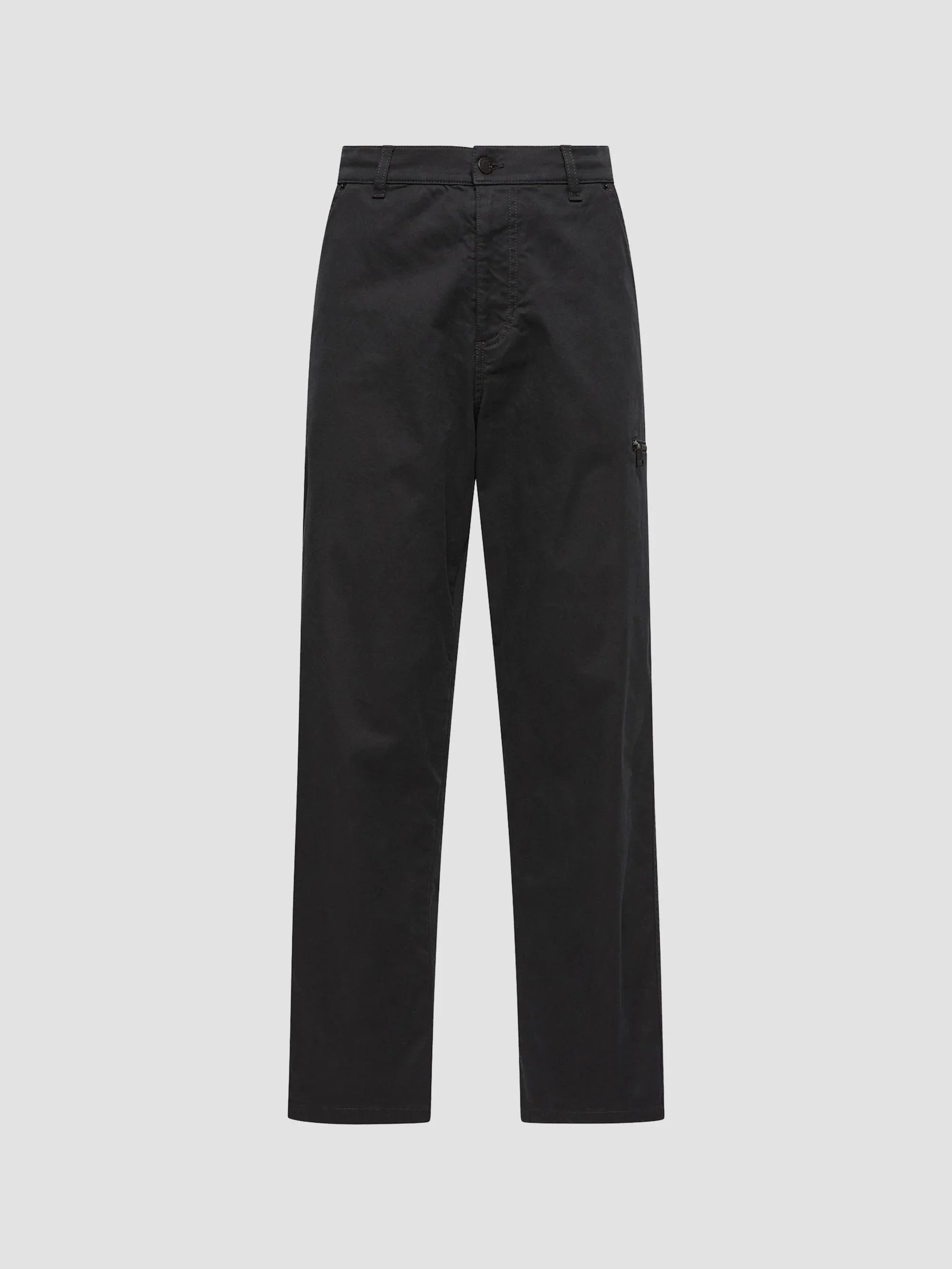 Men's Pants in Gabardine - Black - 1