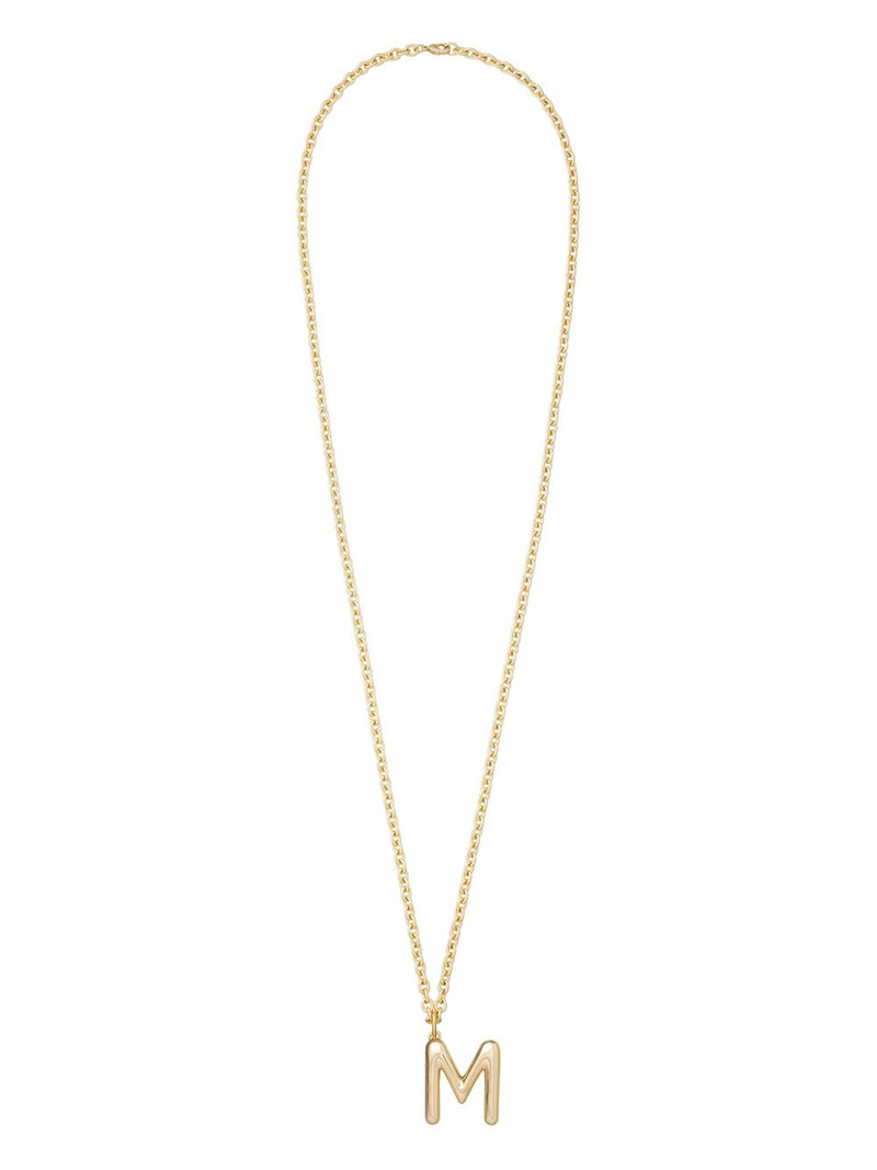 Big Puffy Initial necklace 1