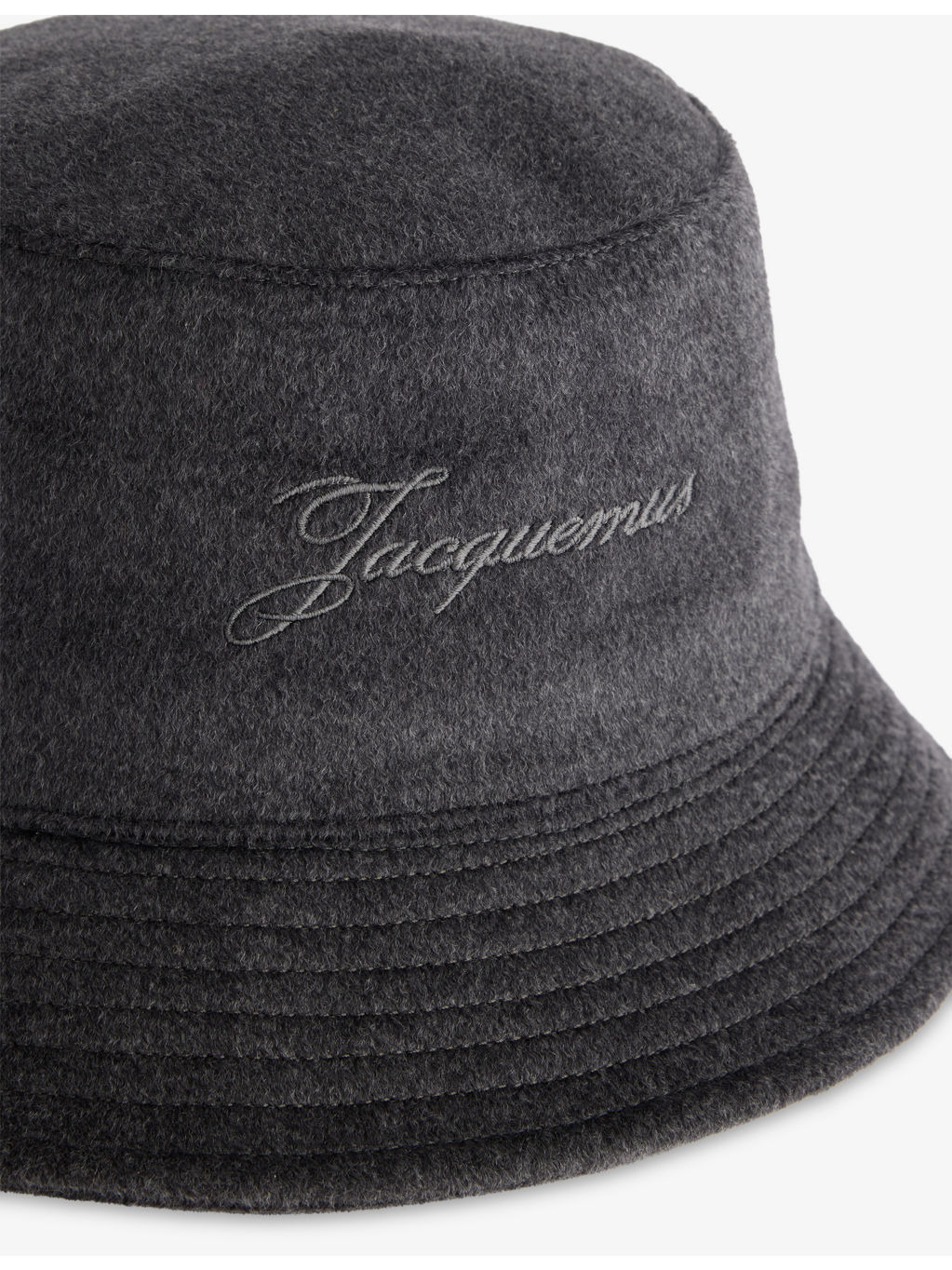 Le Bob Embroidered-Logo Wool Bucket Hat - 2