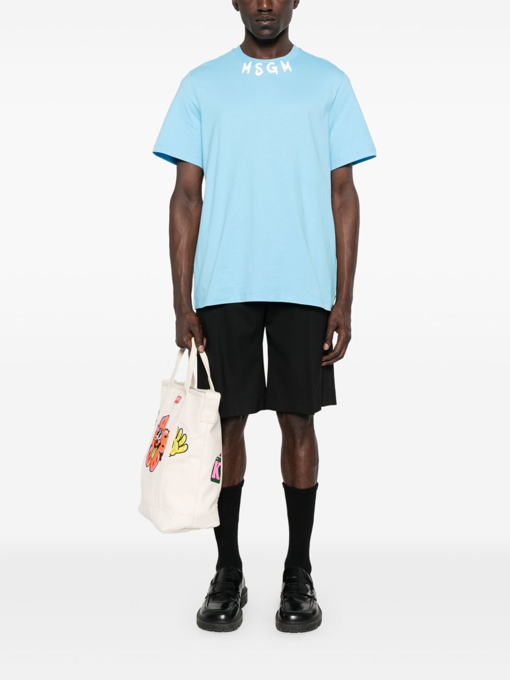 logo-print T-shirt - 2