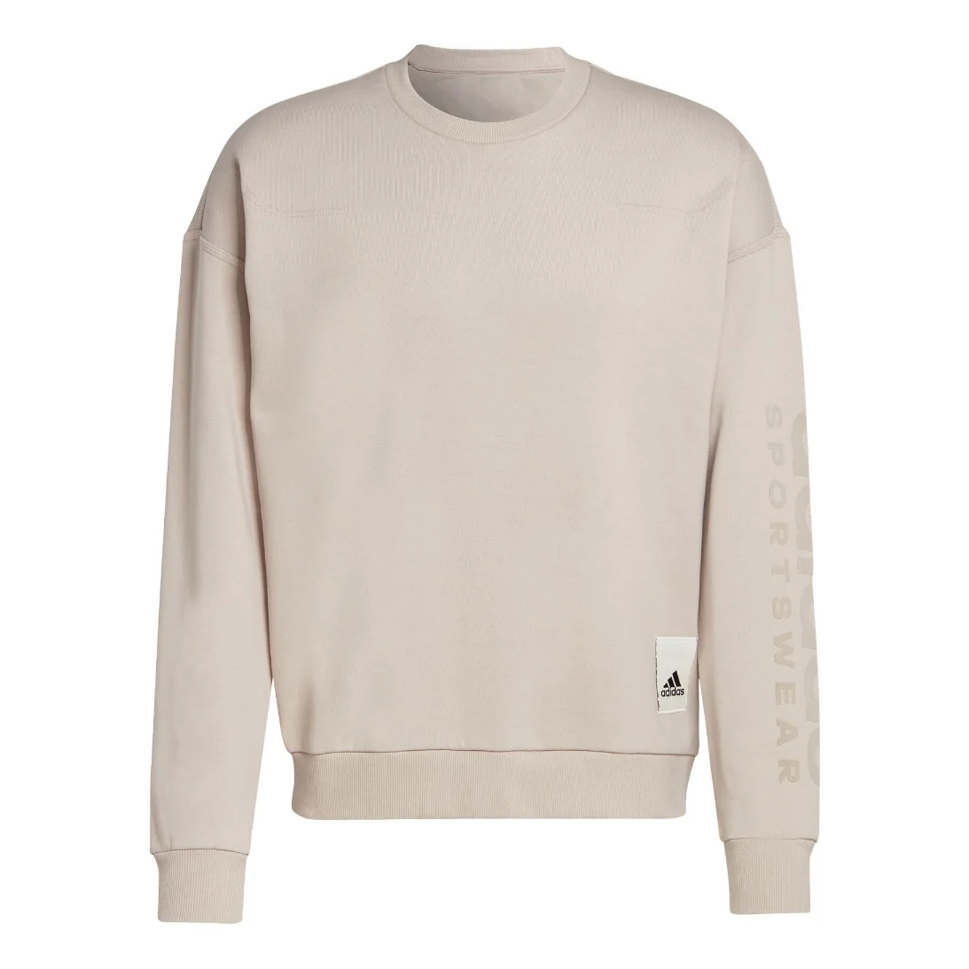 adidas Lounge Fleece Sweatshirt Brown 'Wonder Taupe' IA9362 - 1