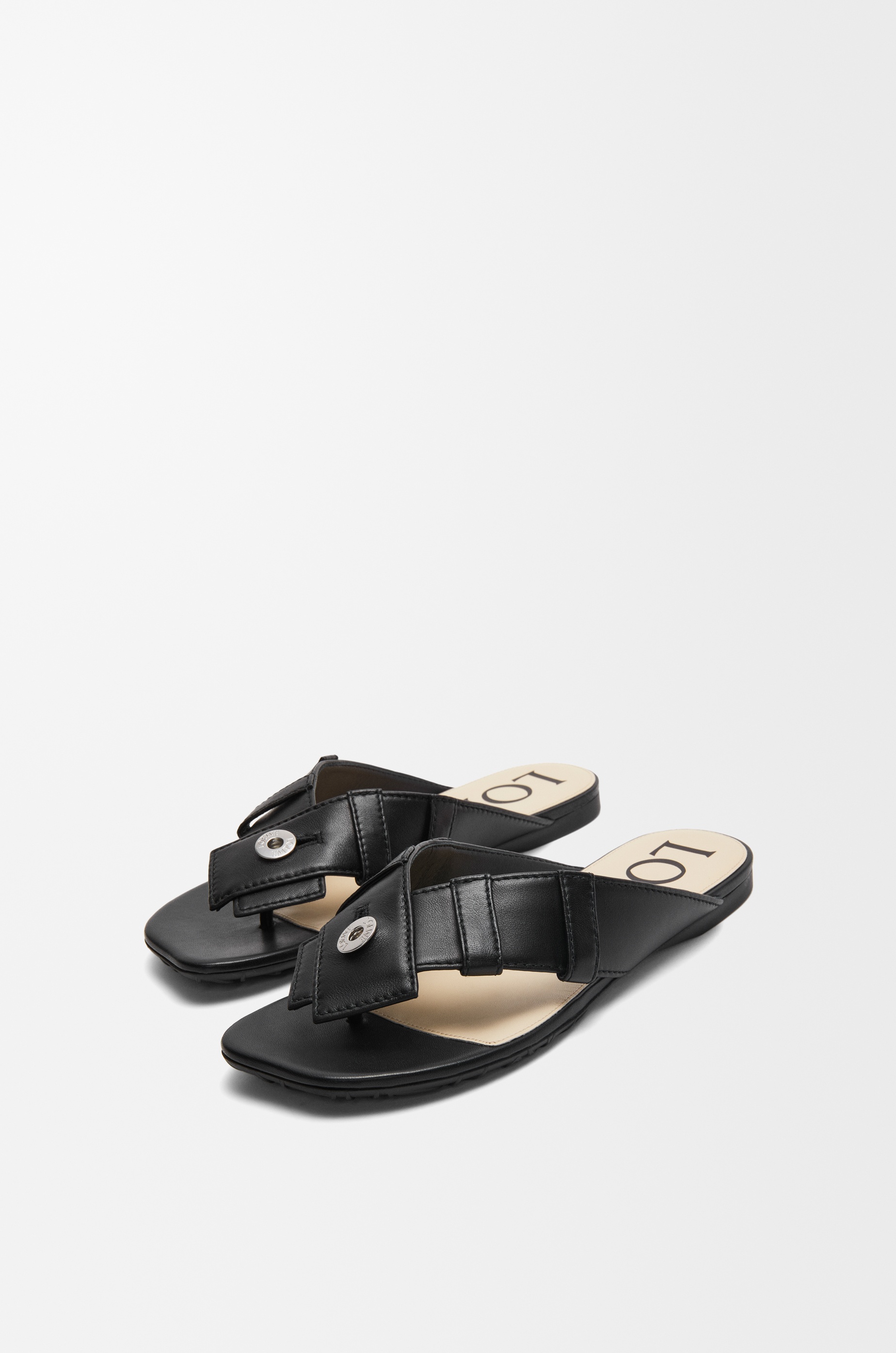 Toy Panta toe post sandal in lambskin - 3