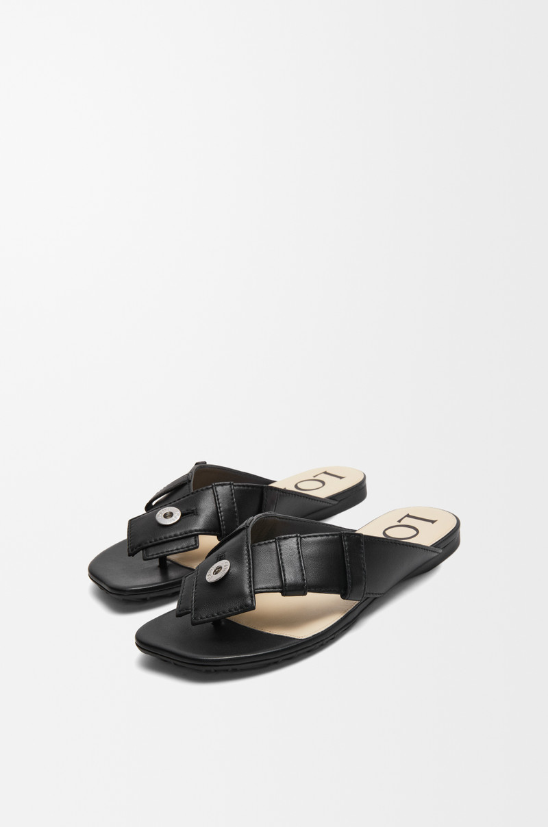 Toy Panta toe post sandal in lambskin 3