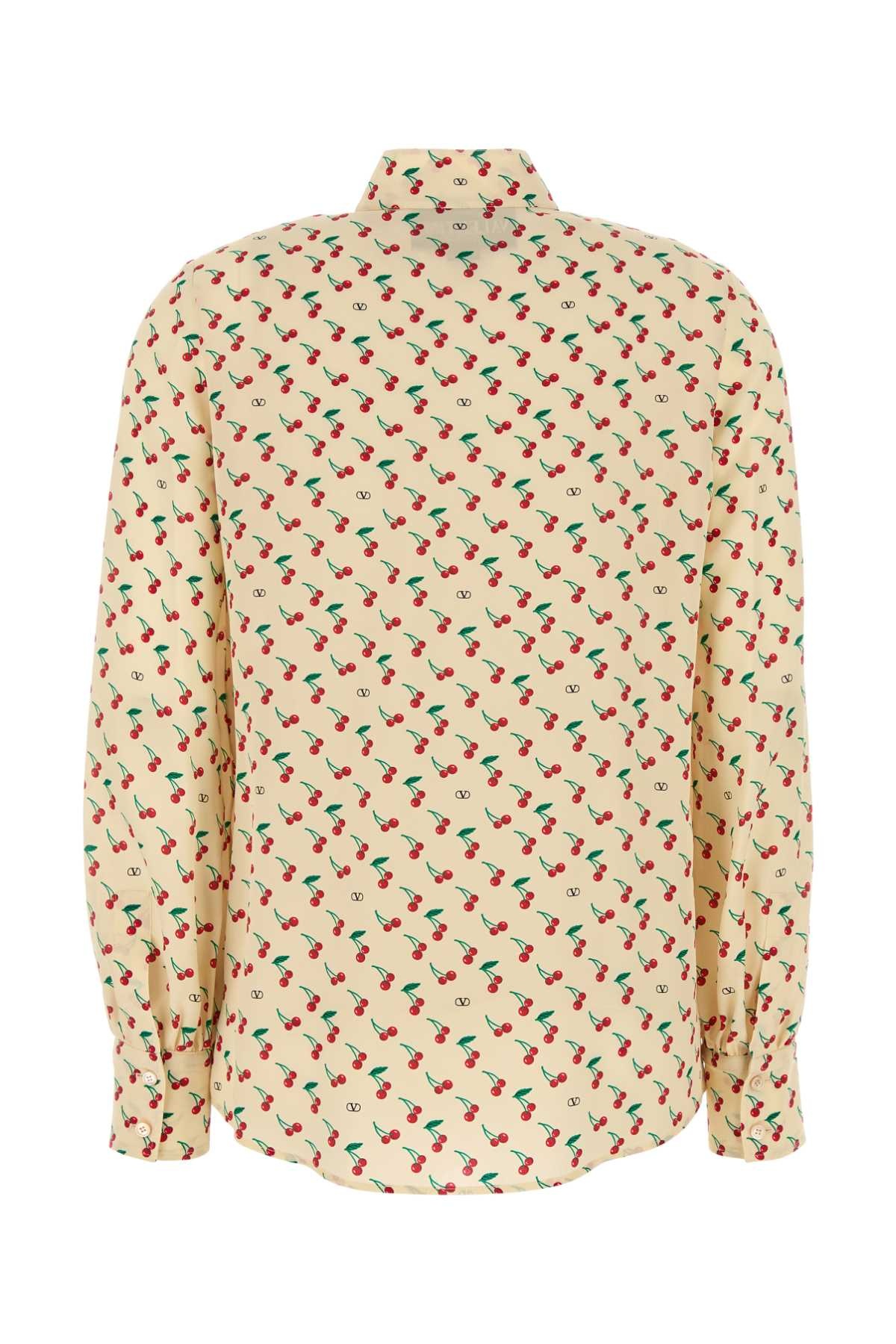 Valentino Garavani Women Printed Crepe Shirt - 2