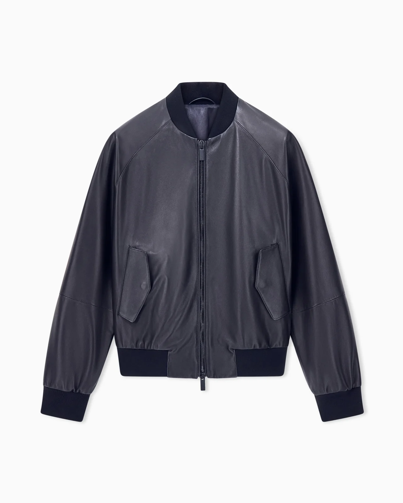BLOUSON JACKET REGULAR FIT IN LEATHER - 1