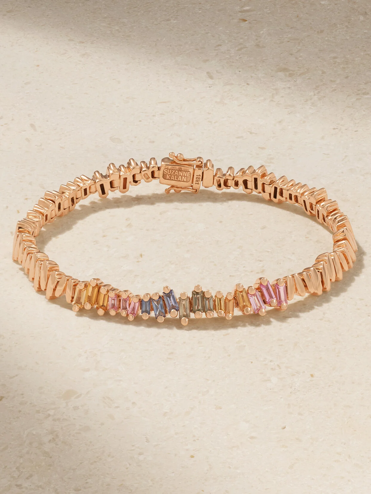 18-karat Rose Gold Sapphire Bracelet - 1