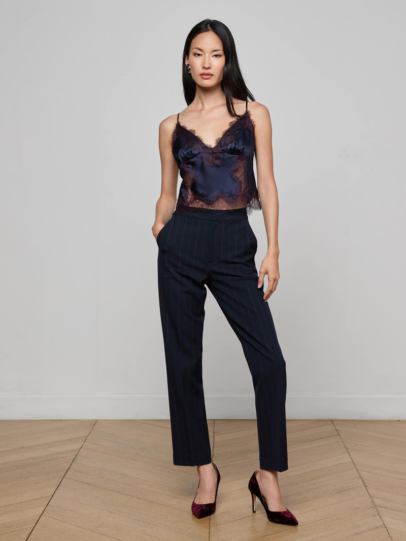 L'AGENCE Rebel Pinstriped Trouser outlook