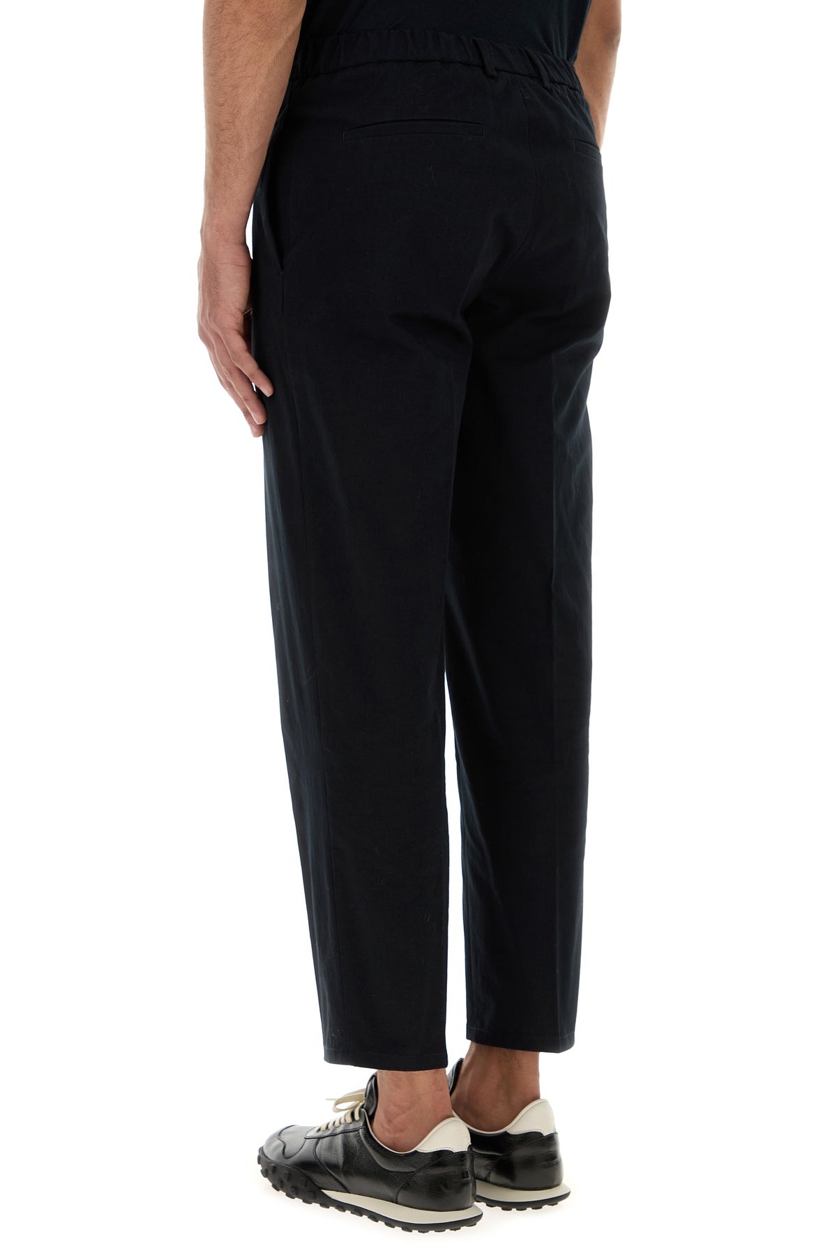 Midnight blue cotton pant - 4