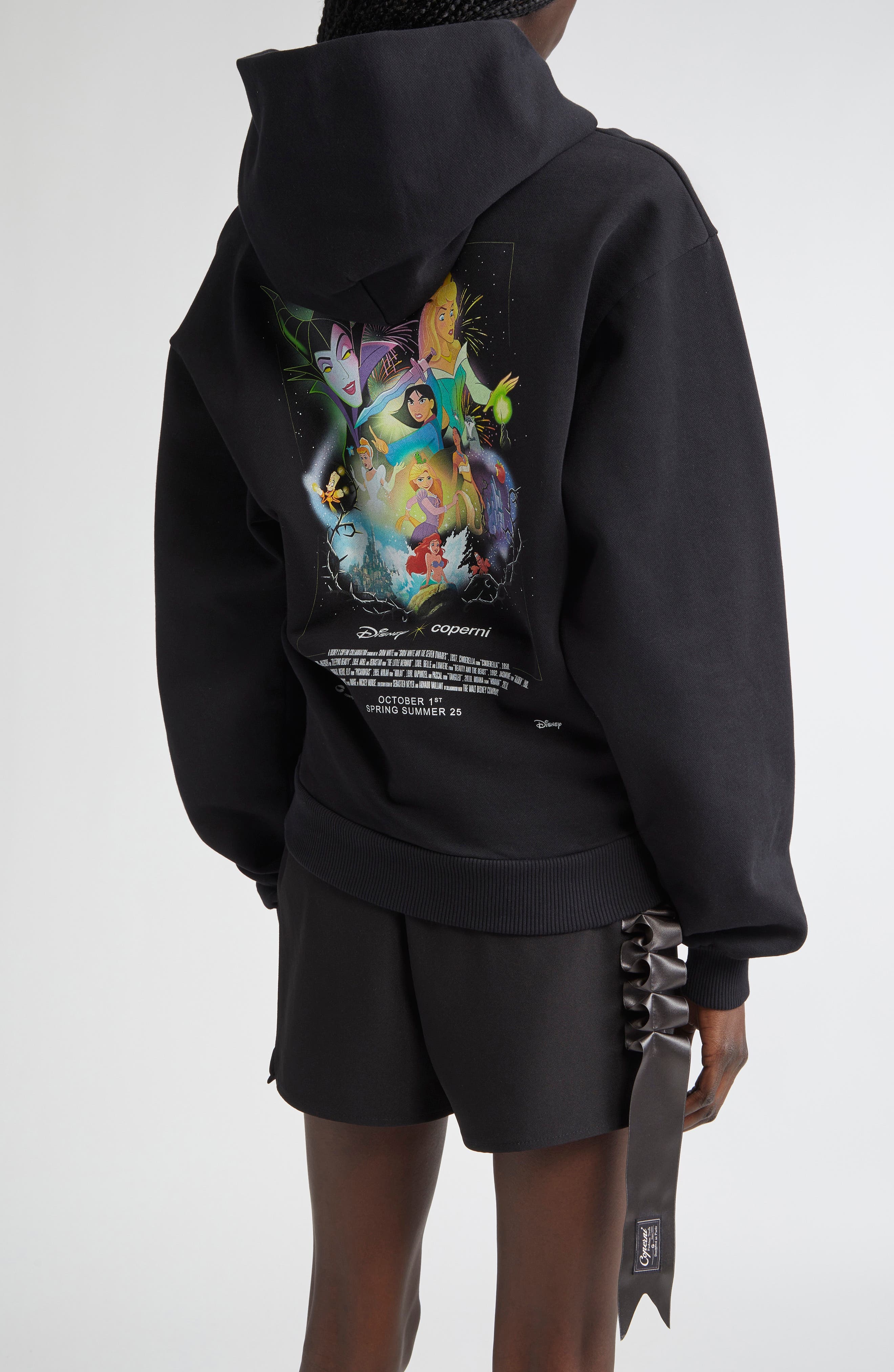 Coperni x Disney Collector Fleece Graphic Hoodie in Black at Nordstrom - 3