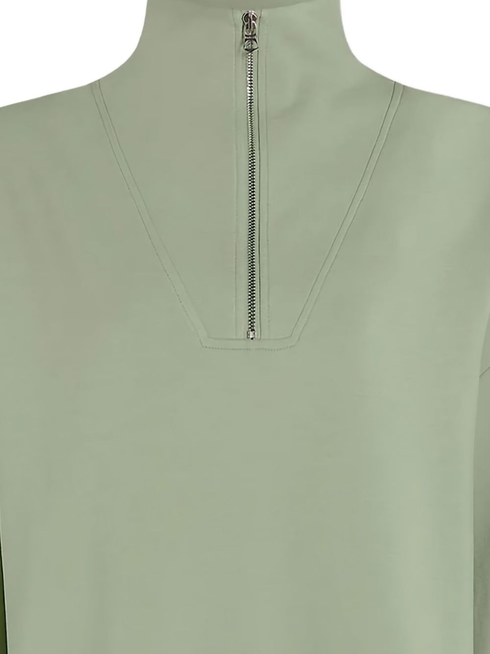 half-zip high-neck sweatshirt - 2