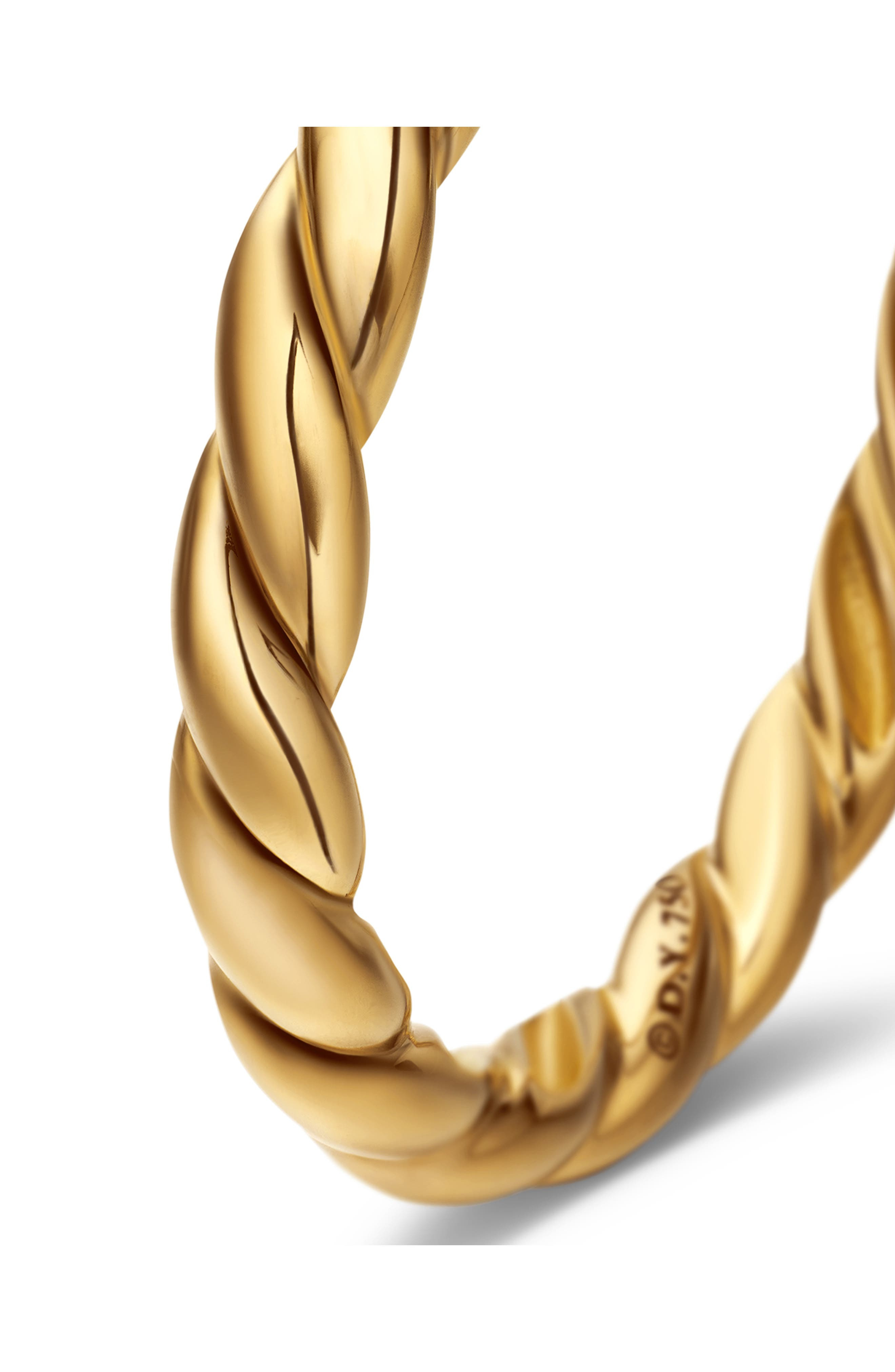 David Yurman Paveflex Ring in 18K Gold, 2.7mm in Yellow Gold at Nordstrom - 4