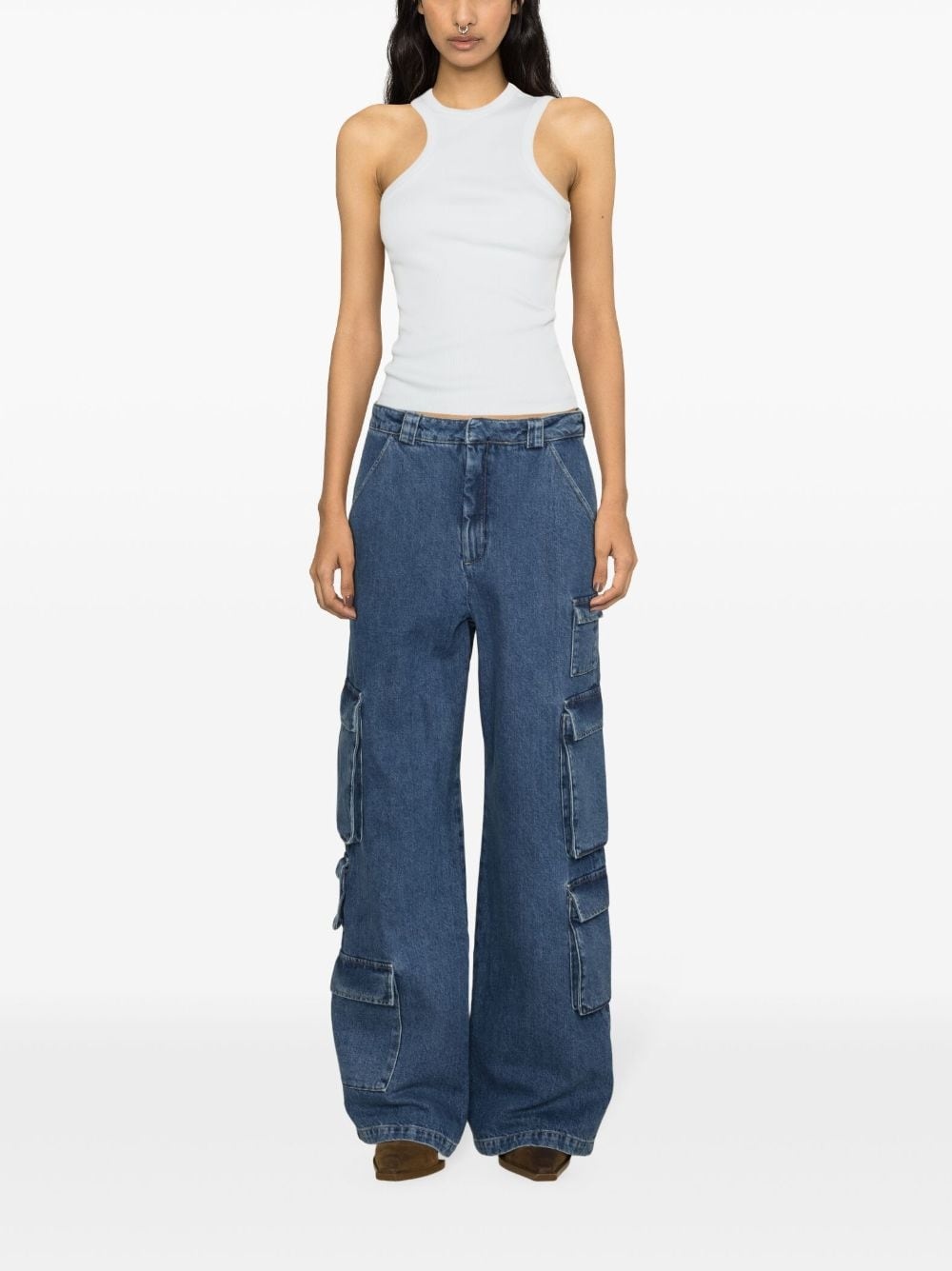 Roam wide-leg cargo jeans - 2