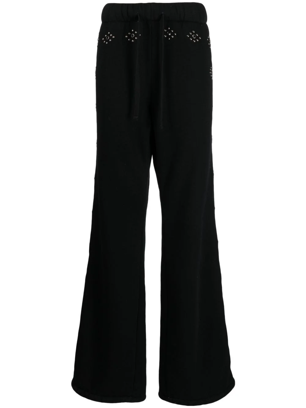 bead-embellished Western-style track pants - 1