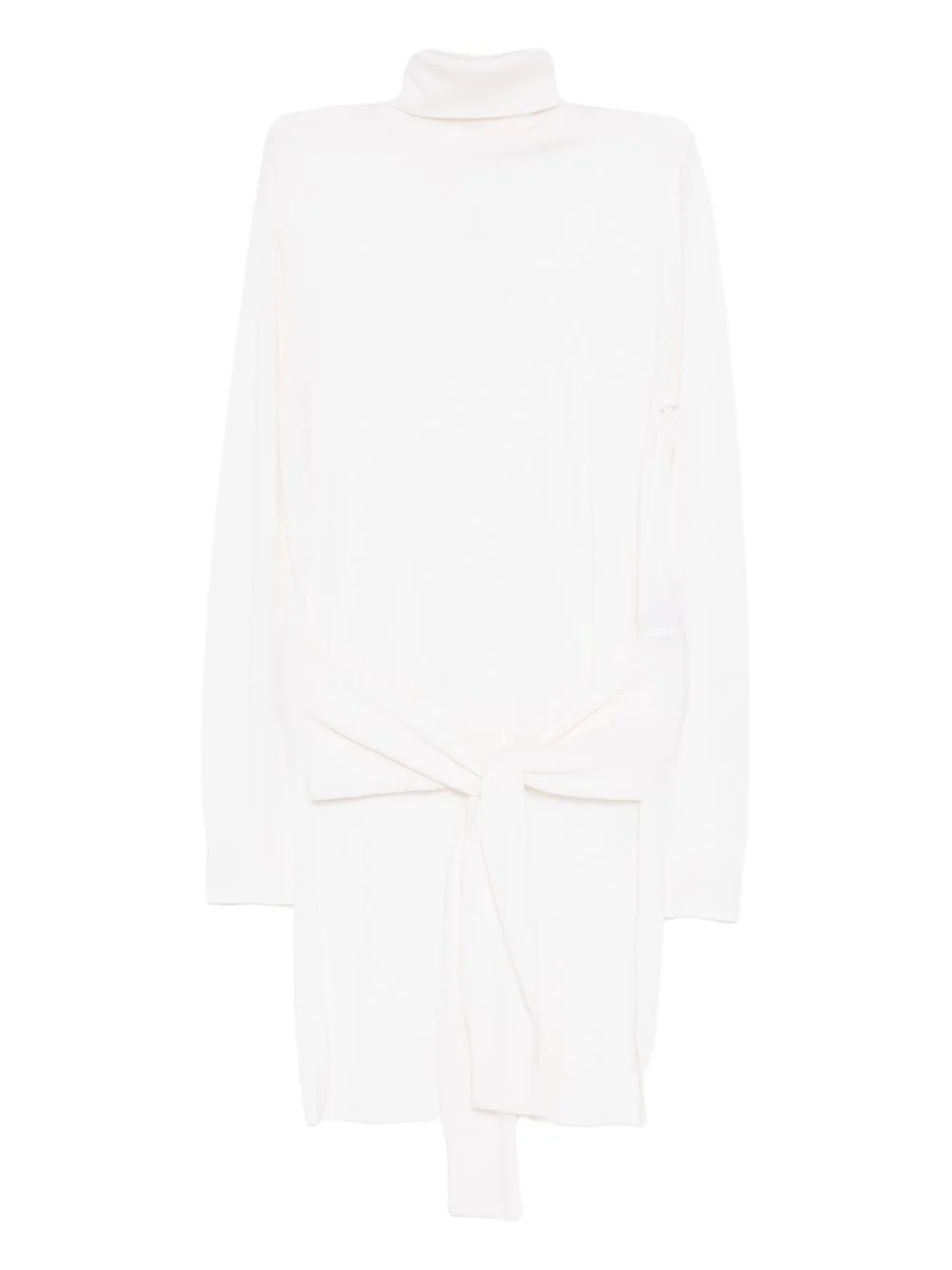 double-sleeves turtleneck top - 1