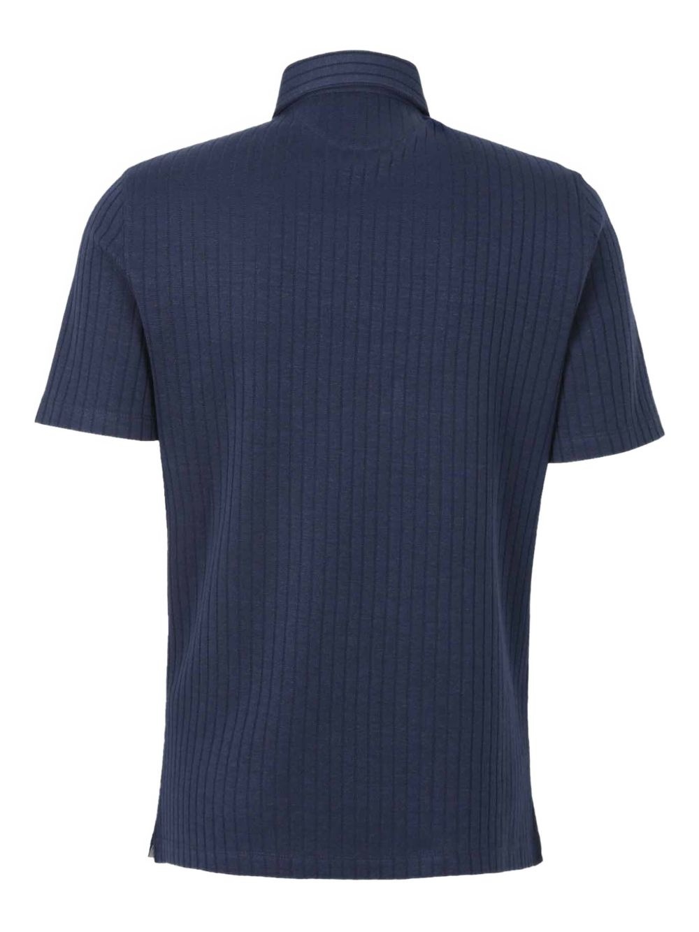 ribbed-knit polo shirt - 2