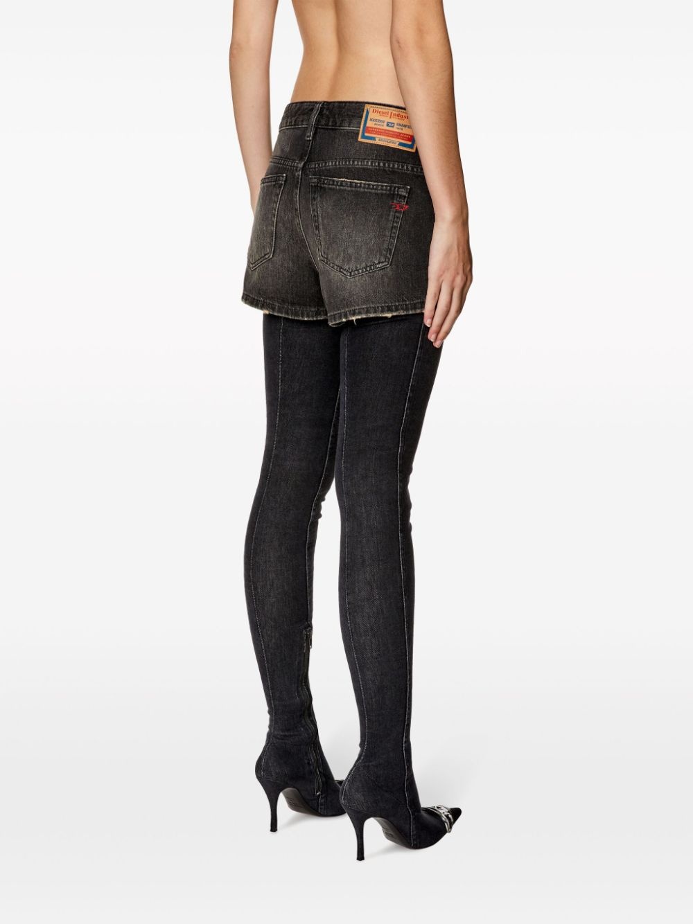 De-Yuba distressed denim shorts - 4