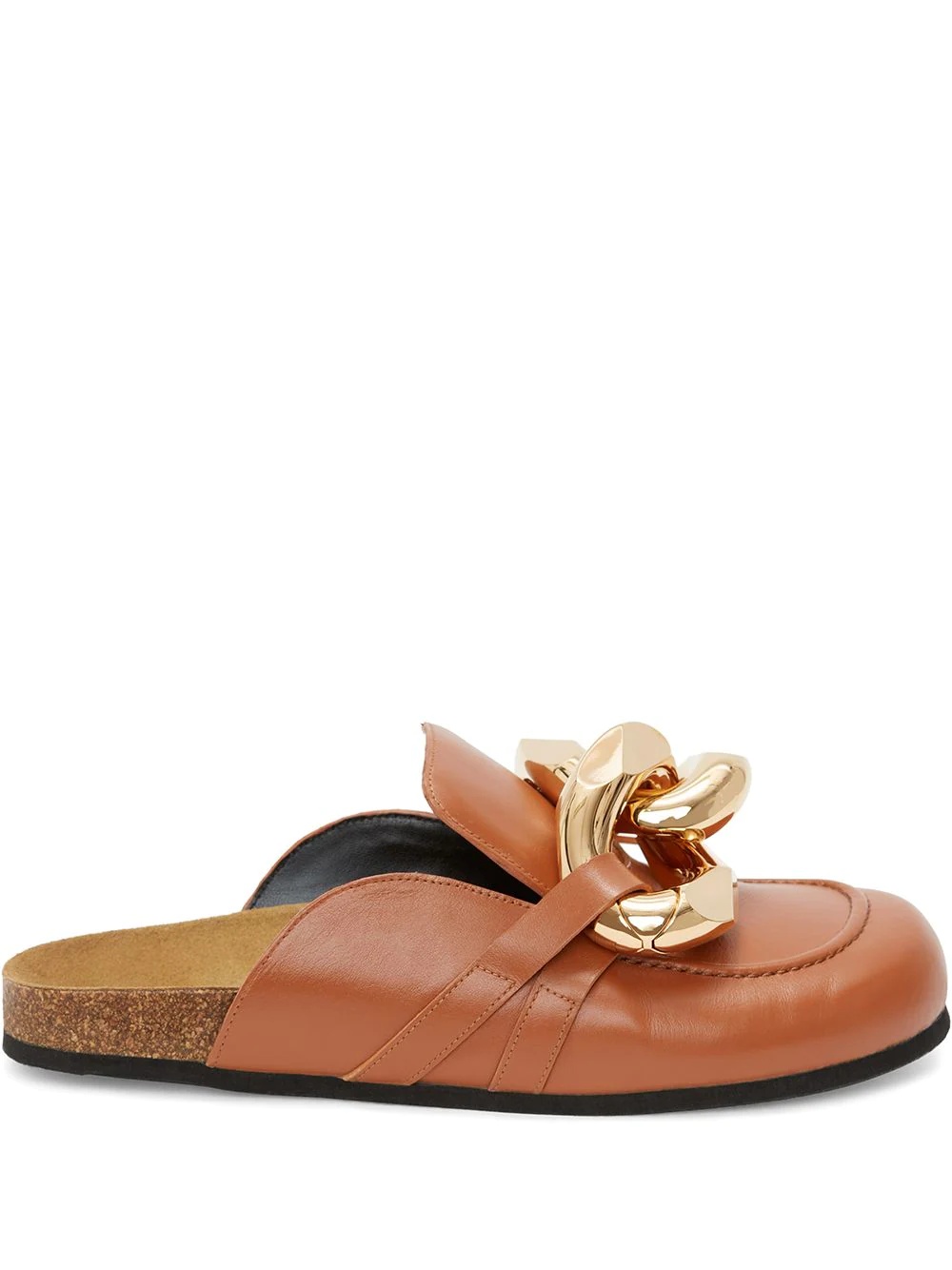 Chain loafer mules - 1