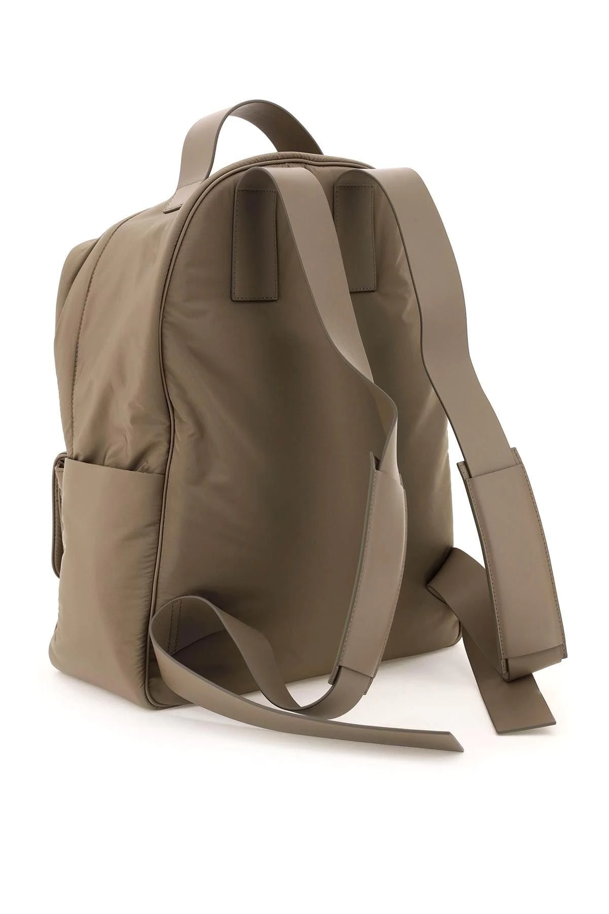 NYLON AND LEATHER BACKPACK - 2