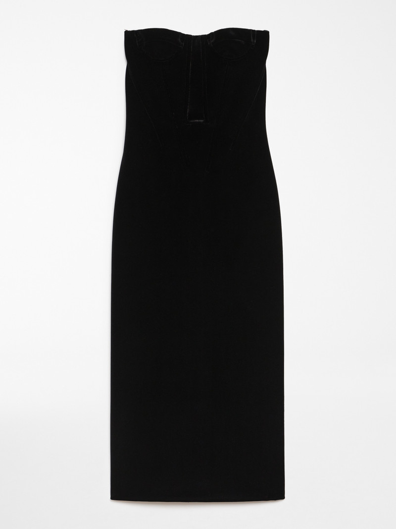 합금1234 벨벳 bustier 드레스 - 1