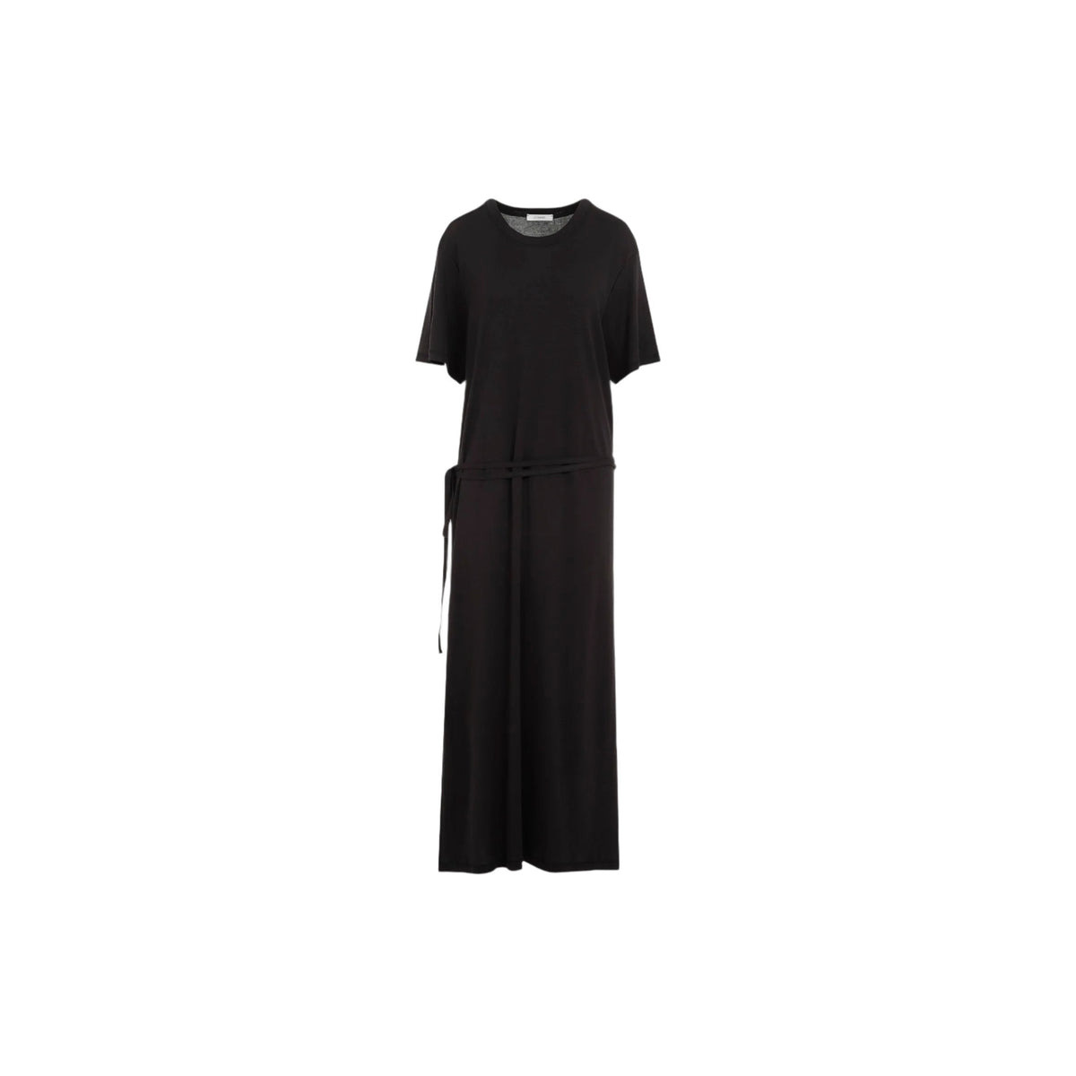 BELTED RIB T-SHIRT DRESS (SQUID INK) - 1