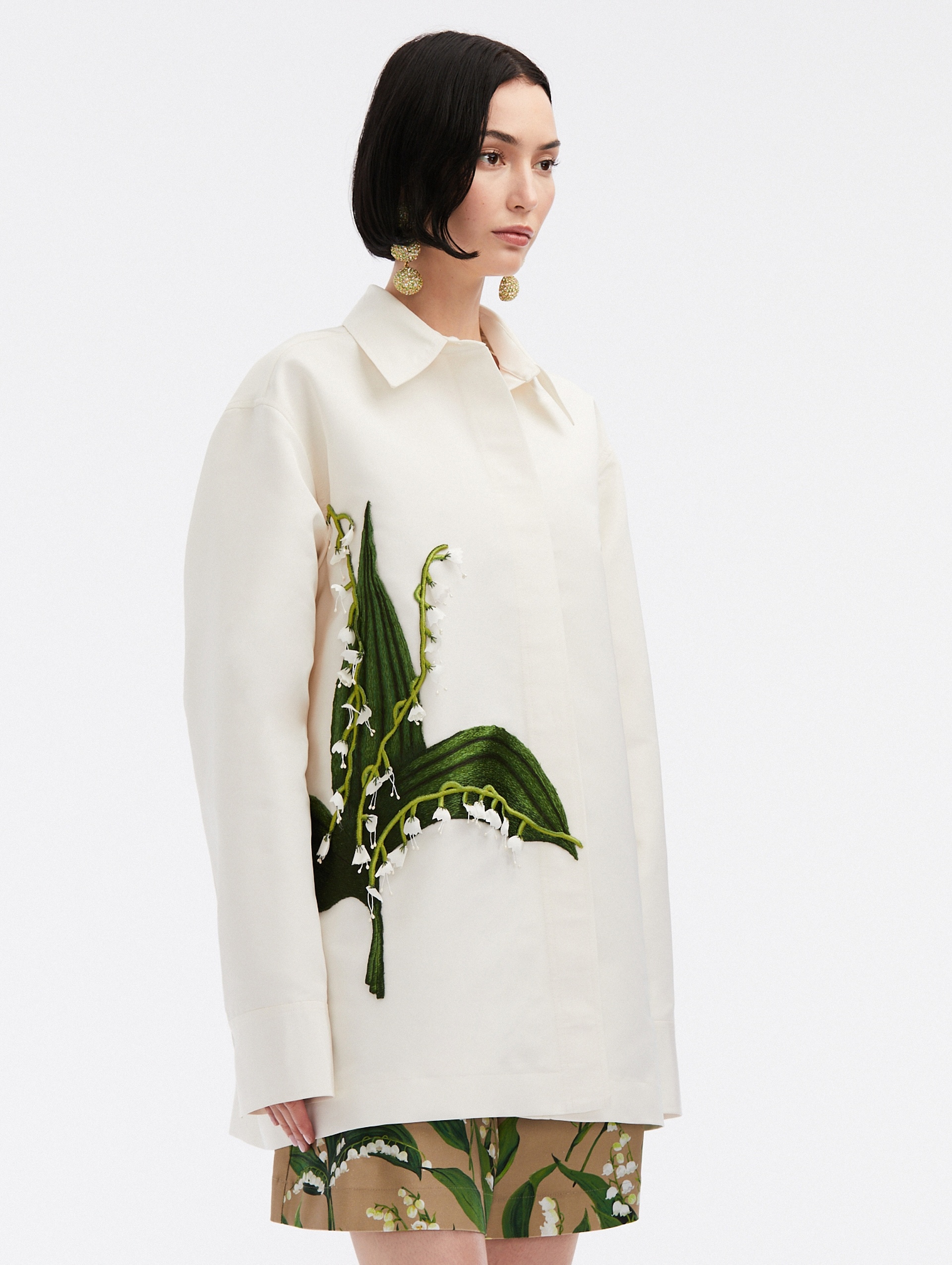 LILY OF THE VALLEY OVERSIZED JACKET - 4