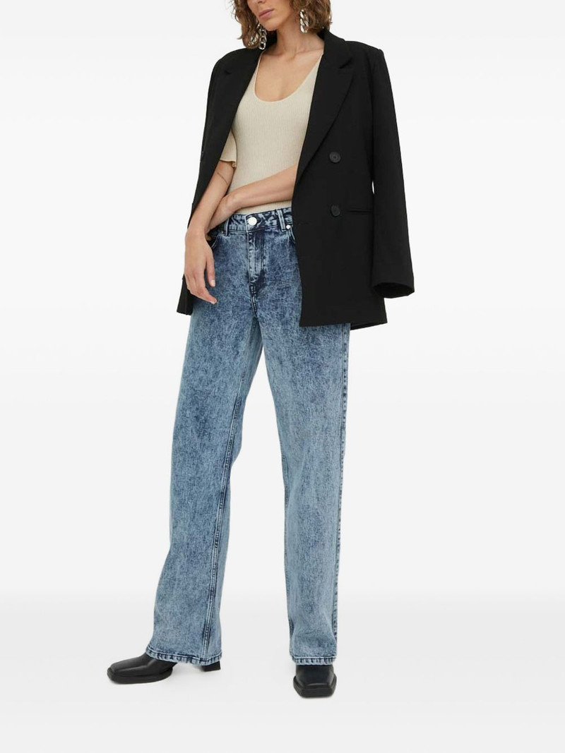 BY MALENE BIRGER flared ribbed top outlook