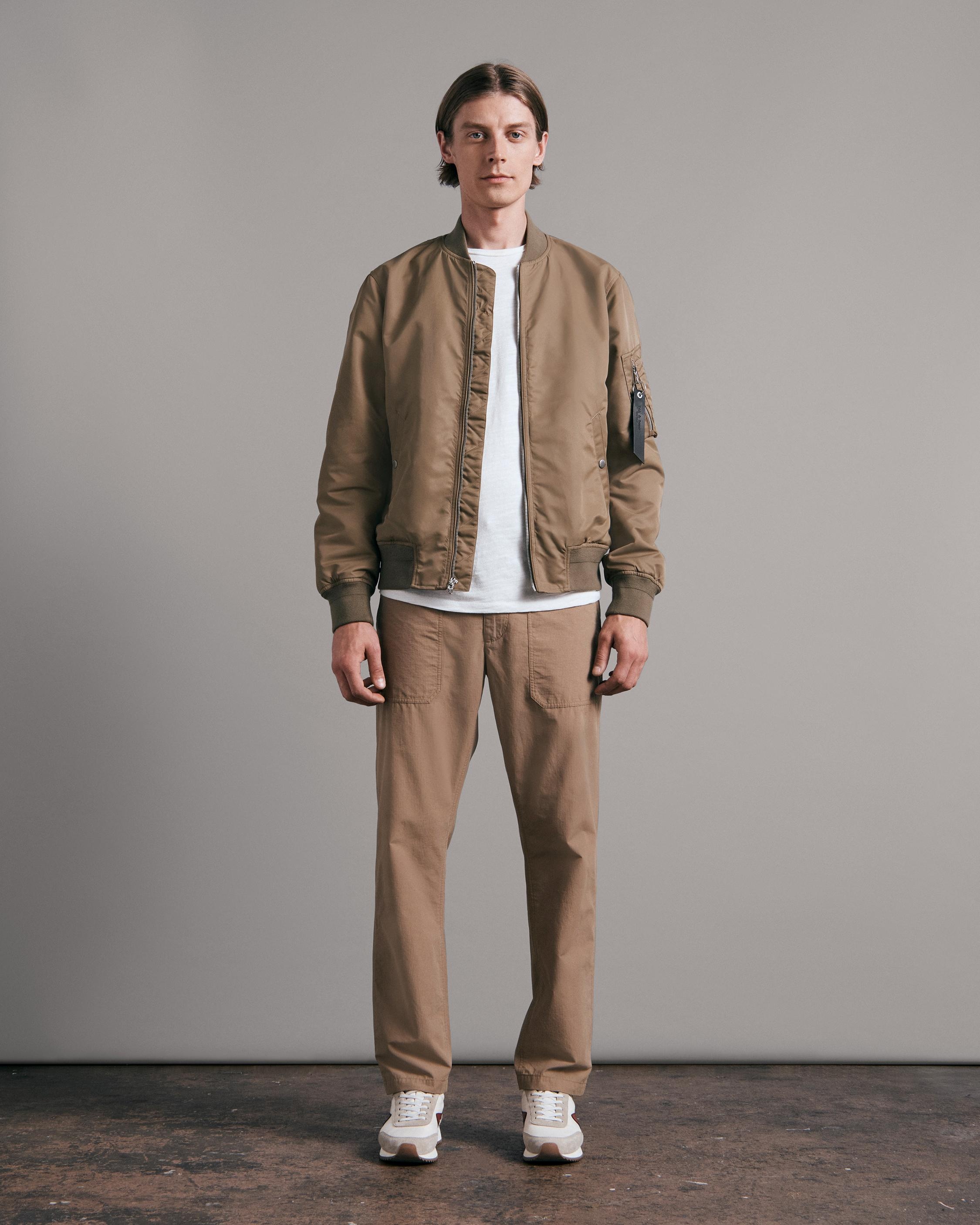 rag & bone Manston Recycled Nylon Bomber Classic Fit Jacket