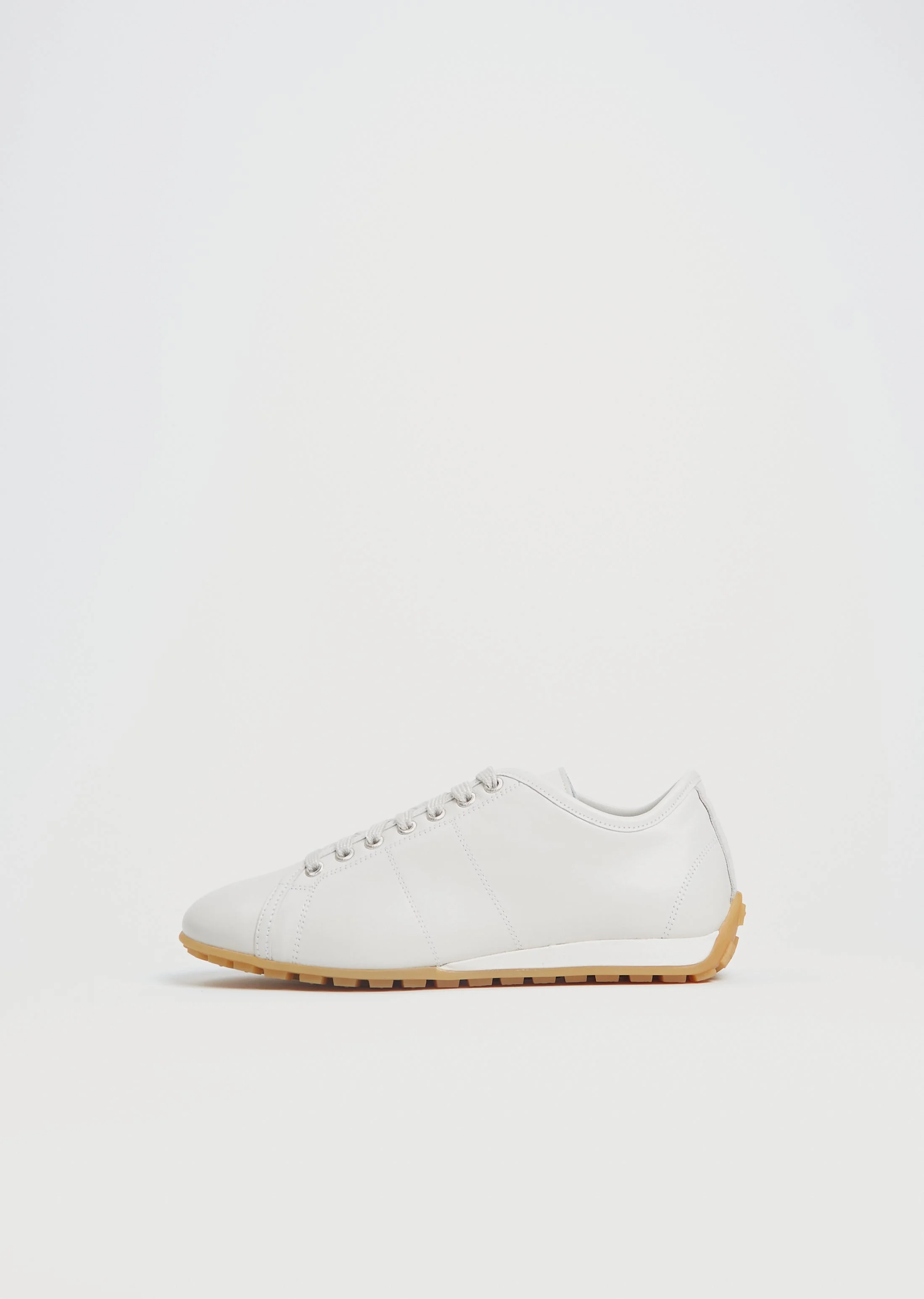Flint Leather Sneaker — Off White - 1