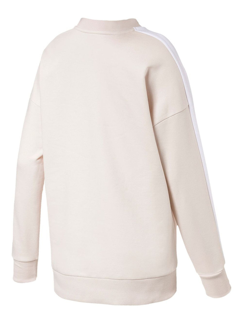 PUMA T7 crew-neck striped sweatshirt outlook