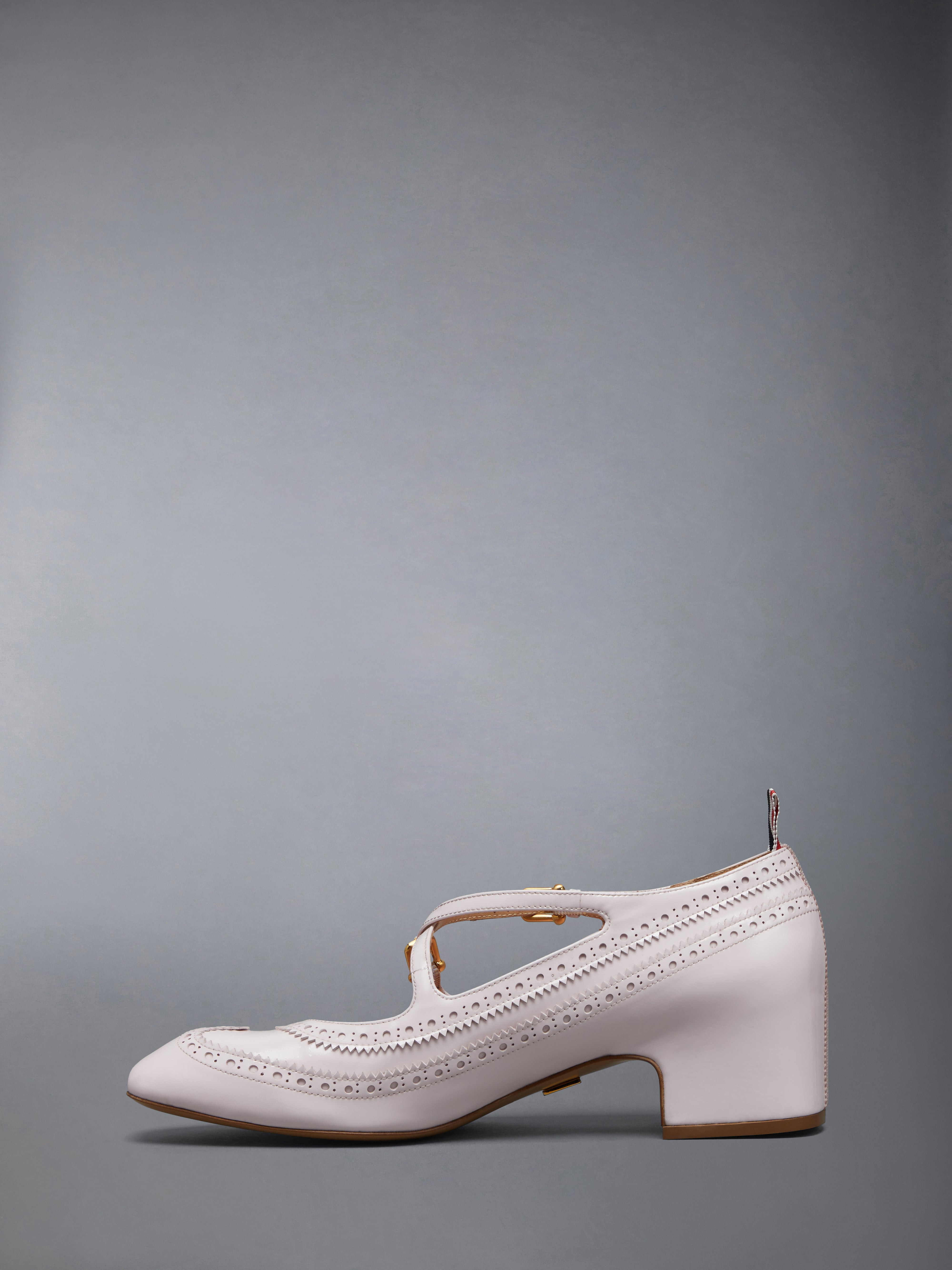 SOFT PATENT LEATHER THOM JOHN 40MM BLOCK HEEL - 3