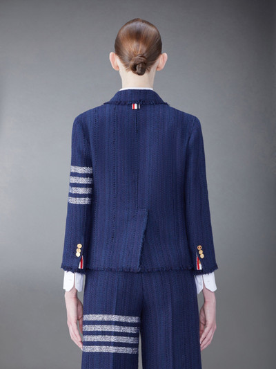 Thom Browne 4 Bar-stripe tweed jacket outlook