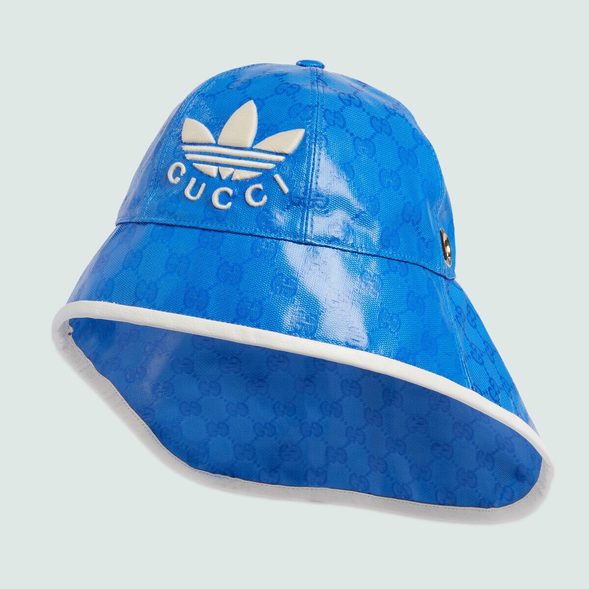adidas x Gucci wide-brimmed cloche hat - 1