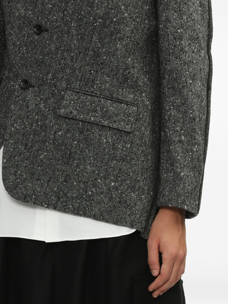 button flap-pocket blazer 5