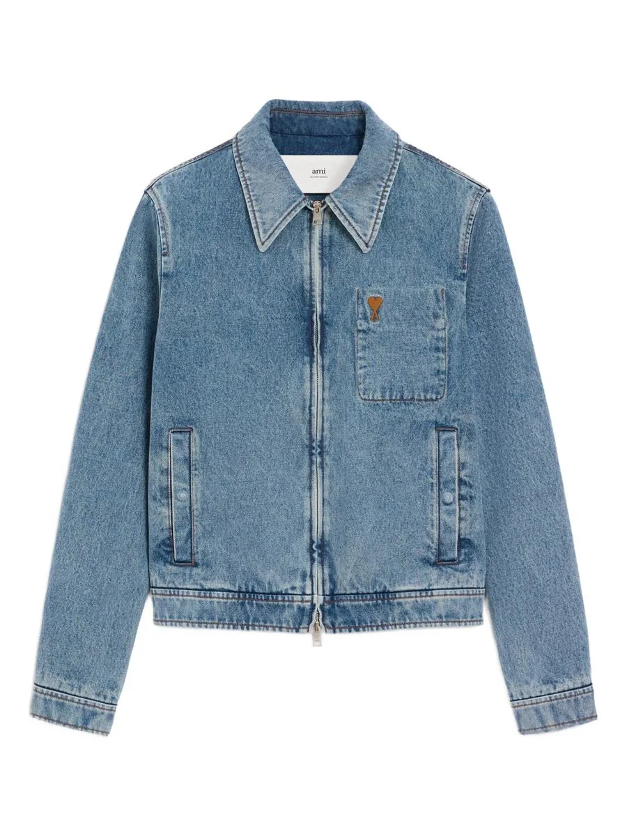 AMI Paris Jacket Adc Zipped Jacket Clothing - 1