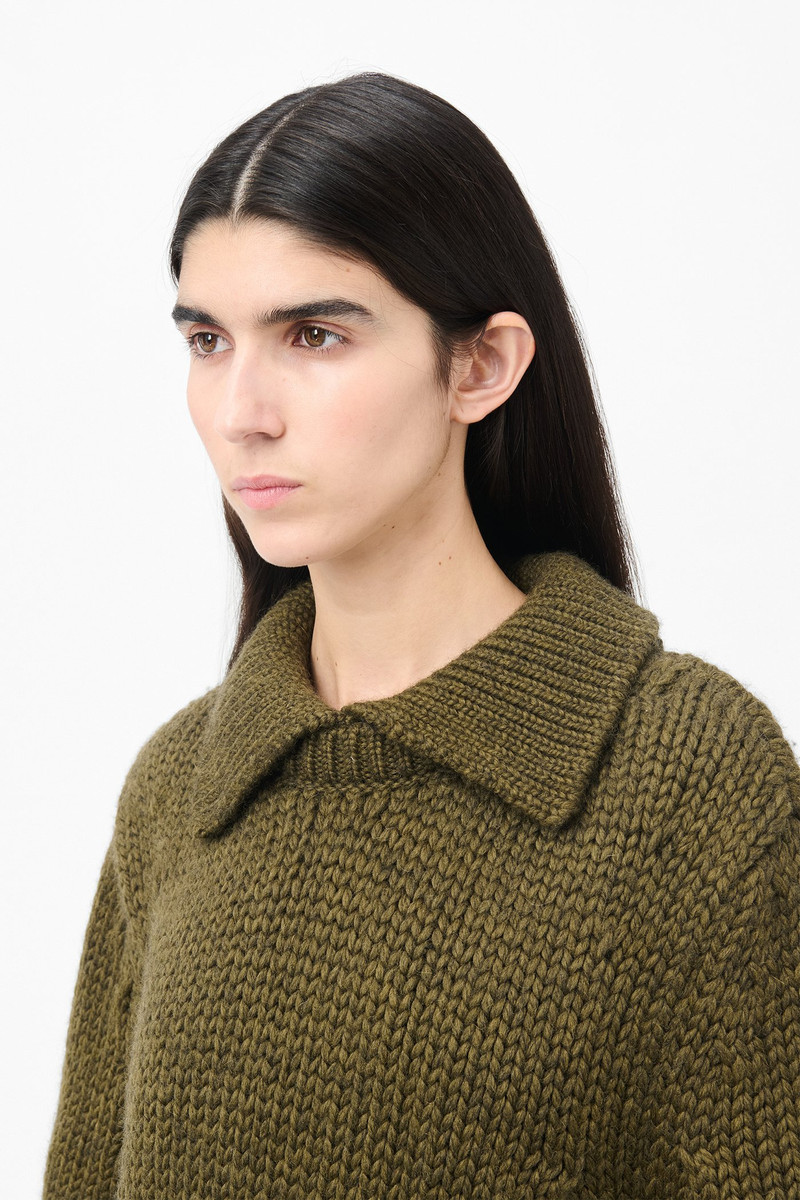 Polar Popover Olive Mega Alpaca Wool 4