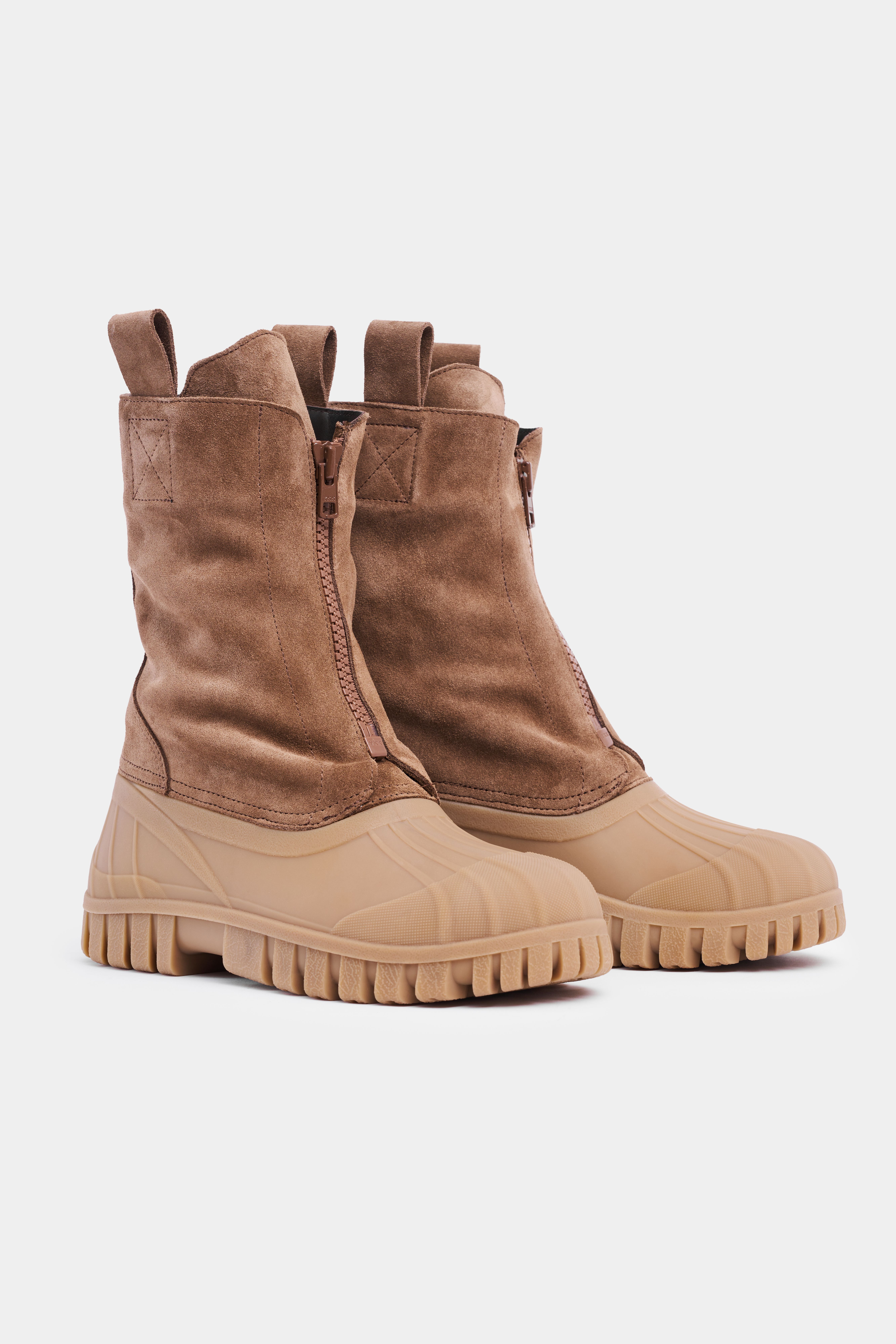 Patrol Zip Boot Suede Tobacco/Fudge - 2